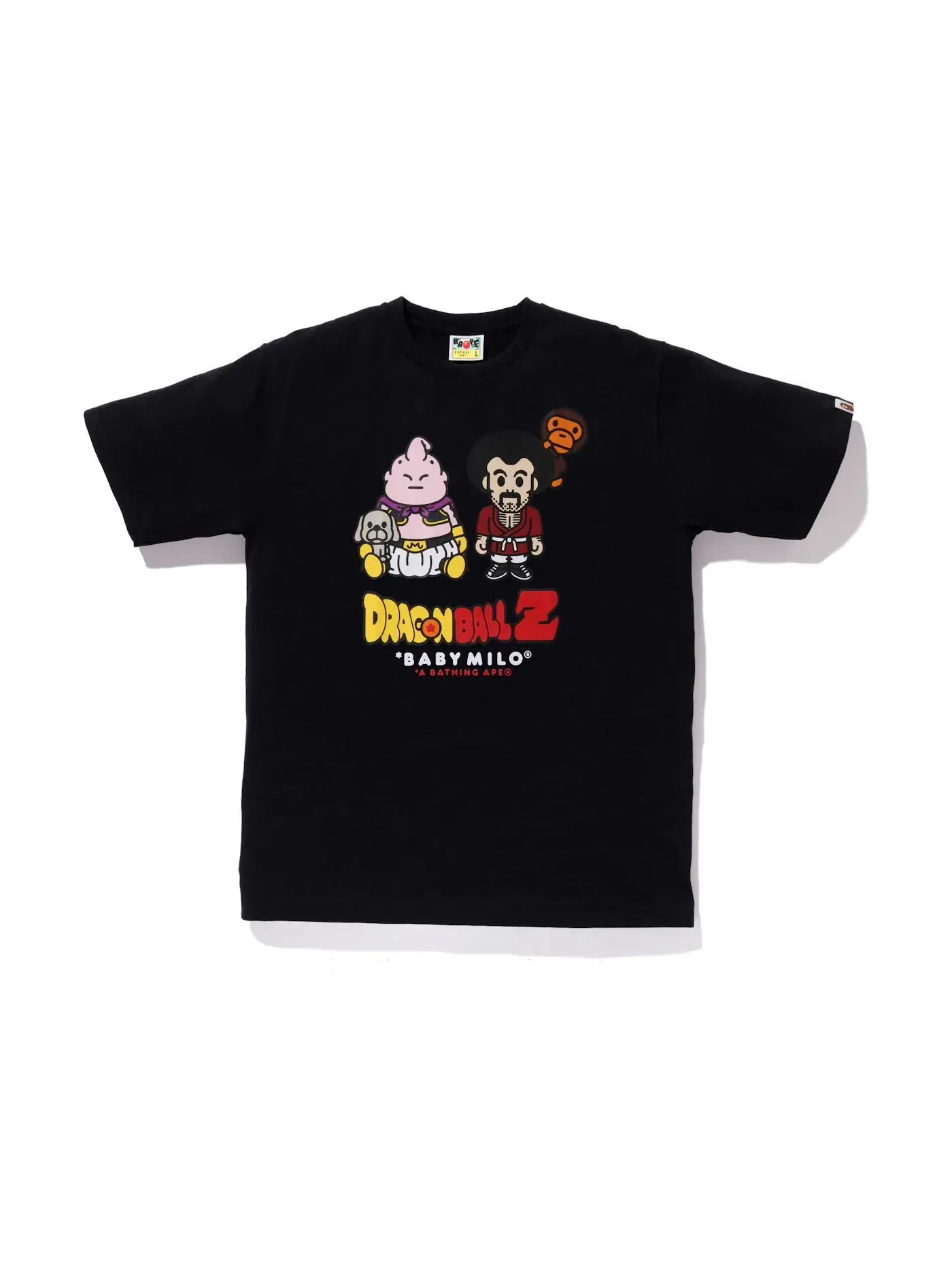 Мужская футболка с принтом BAPE x Dragon Ball Z Majin Buu & Mr. Satan Baby Milo Tee — изображение 1 из 2, черный