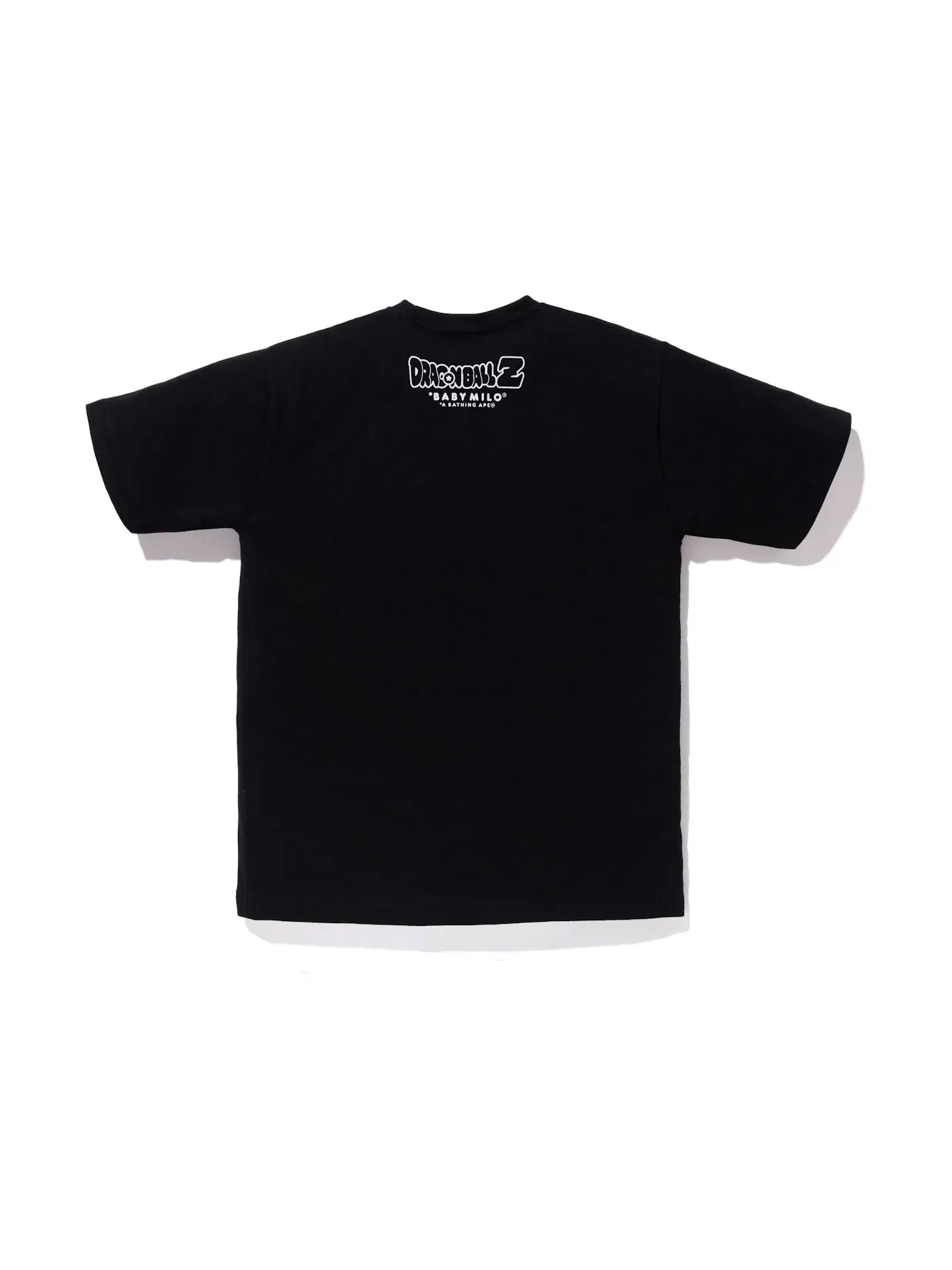 Мужская футболка с принтом BAPE x Dragon Ball Z Son Goku & Uub Baby Milo Tee BAPE — изображение 2 из 2, черный