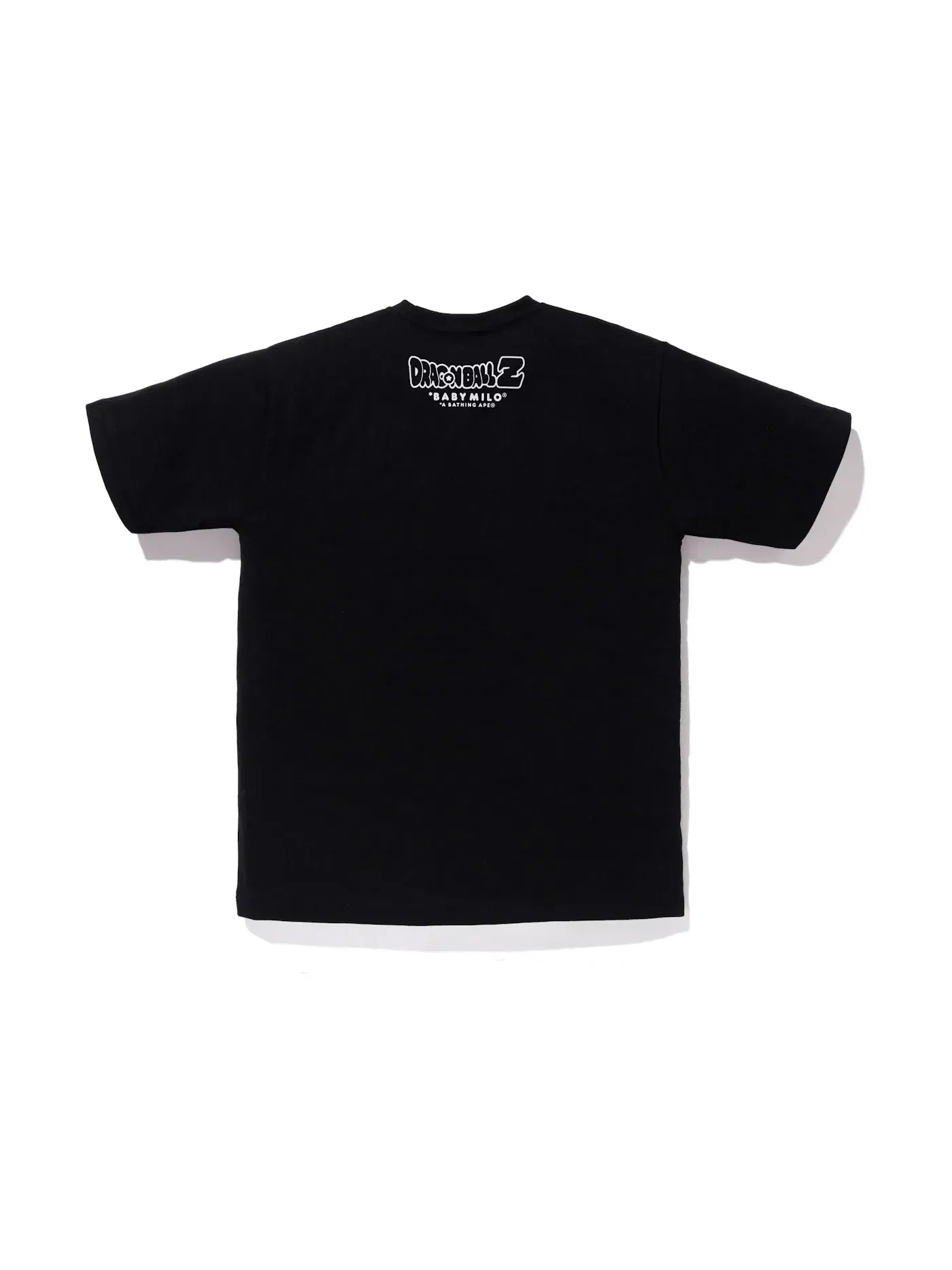 Мужская футболка с принтом Super Saiyan Vegeta & Son Goku Baby Milo Tee BAPE — изображение 2 из 2, черный