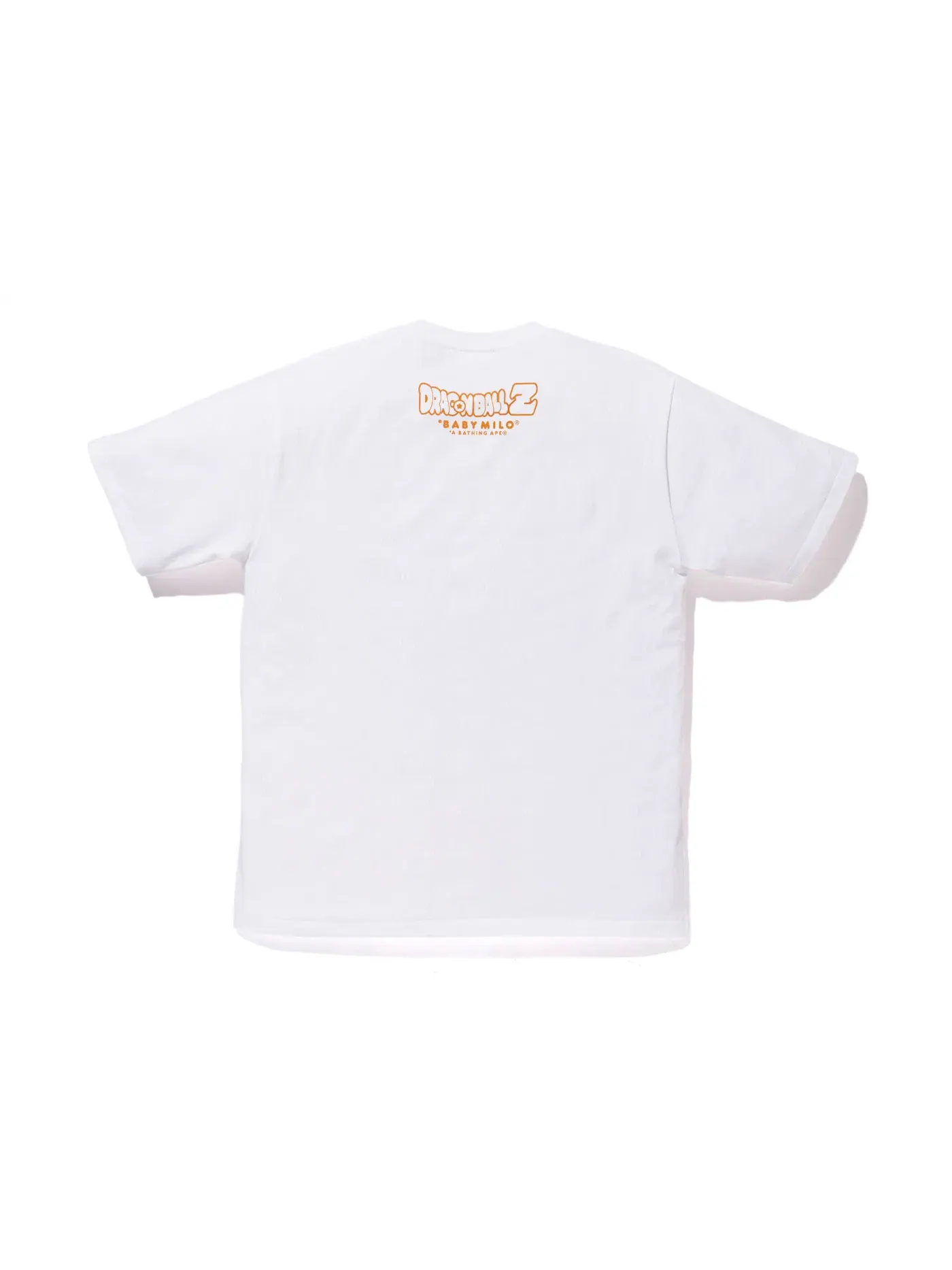 Мужская футболка с принтом BAPE x Dragon Ball Z Super Saiyan Vegeta & Son Goku Baby Milo Tee BAPE — изображение 2 из 2, белый