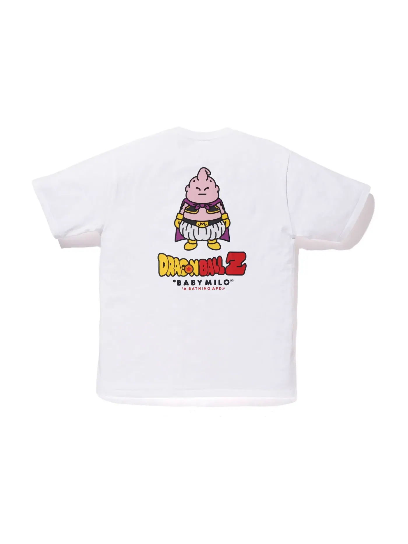 Мужская футболка с принтом BAPE x Dragon Ball Z Uub & Majin Buu Baby Milo Tee BAPE — изображение 1 из 2, белый