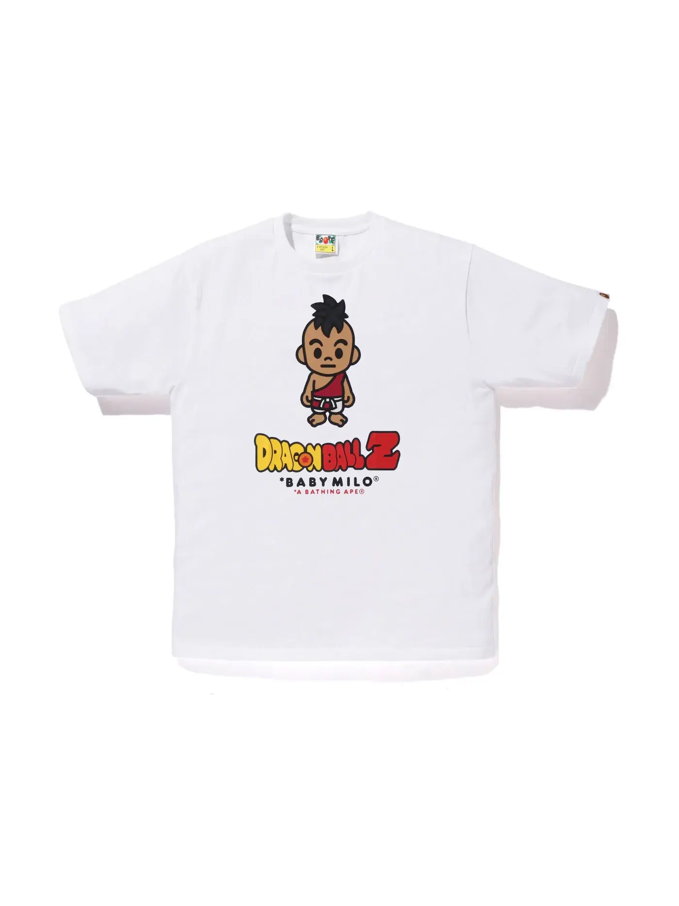 Мужская футболка с принтом BAPE x Dragon Ball Z Uub & Majin Buu Baby Milo Tee BAPE — изображение 2 из 2, белый