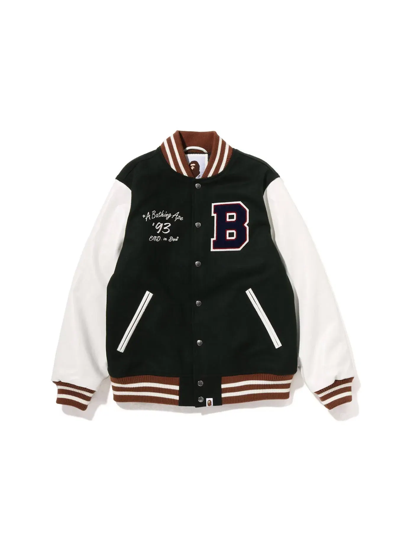 Мужская куртка-бомбер BAPE — изображение 1 из 2, зеленый