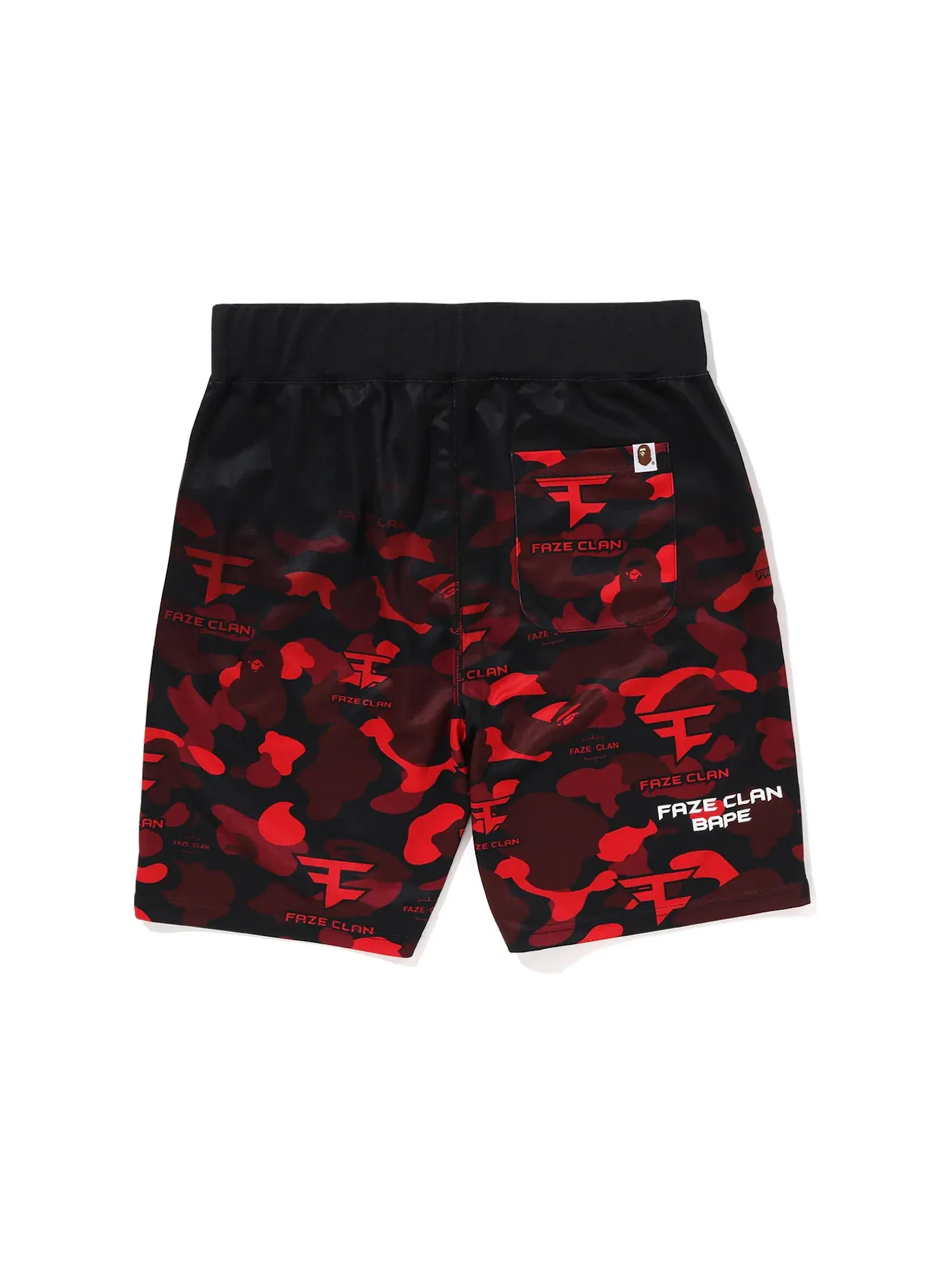 Мужские шорты с принтом Game Shorts BAPE — изображение 2 из 2, красный