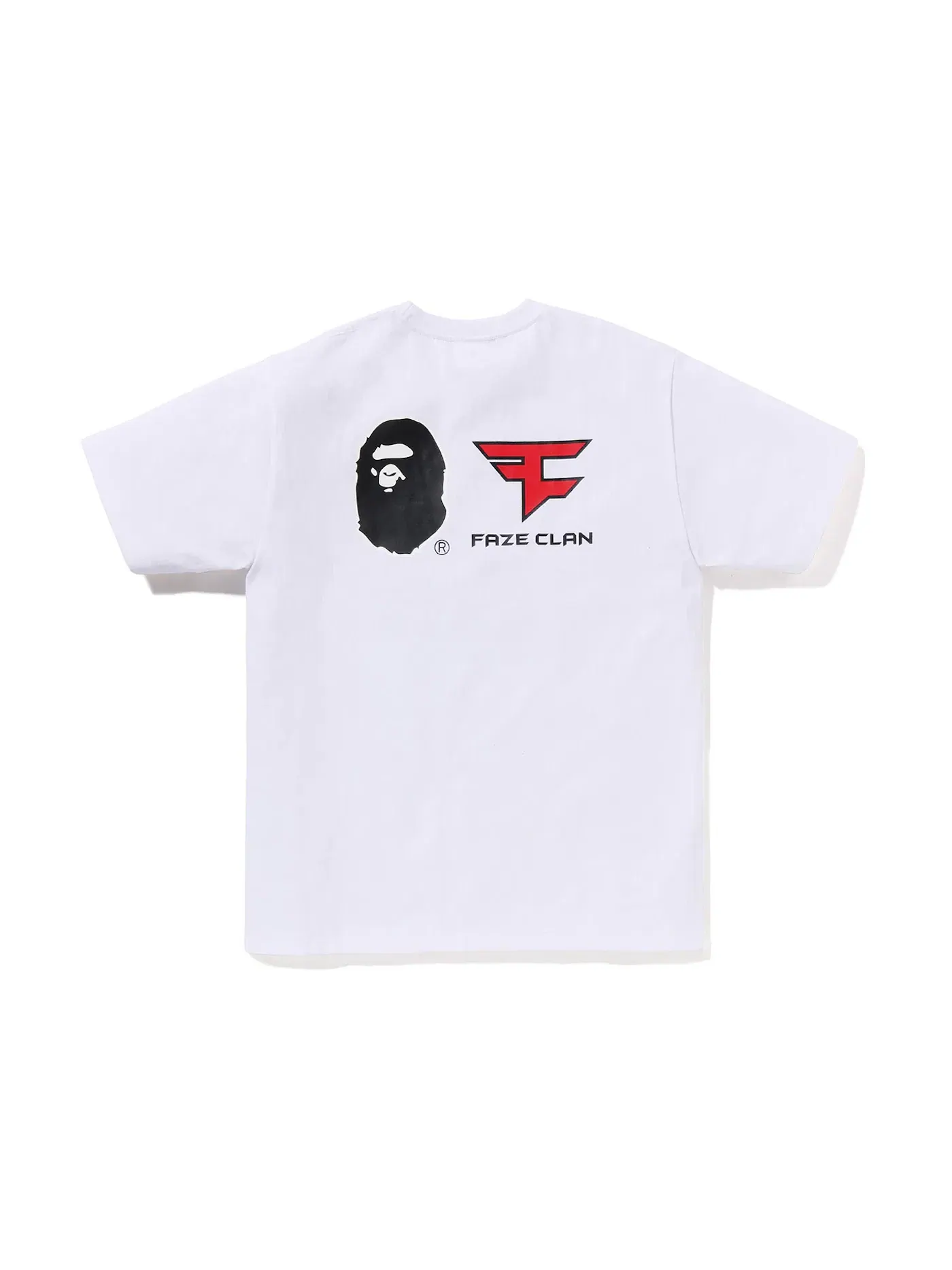 Мужская футболка с принтом BAPE x Faze Clan Tee BAPE — изображение 2 из 2, белый