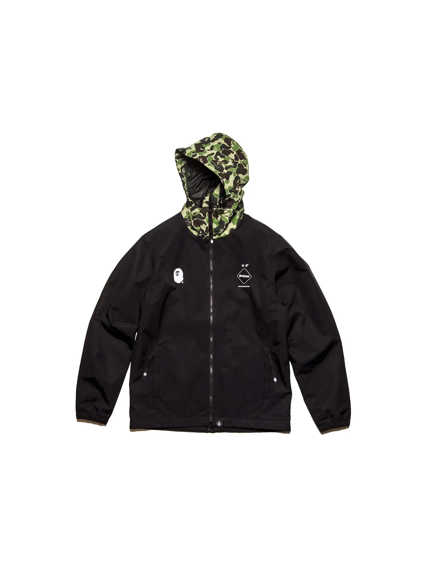 Мужская куртка с капюшоном из коллекции BAPE x F.C.R.B. BAPE — изображение 1 из 2, черный