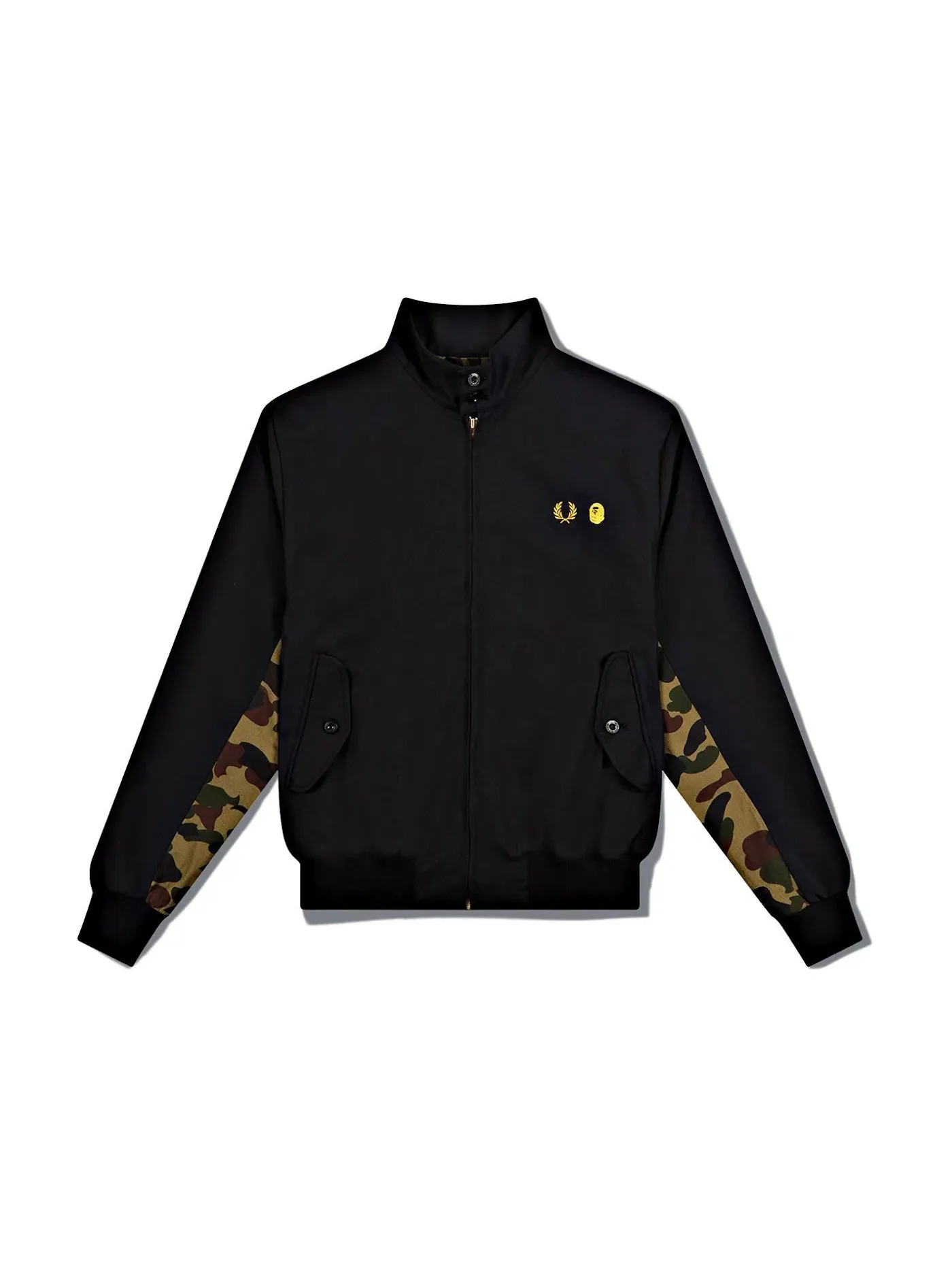 Мужская куртка Harrington BAPE x Fred Perry — изображение 1 из 2, черный
