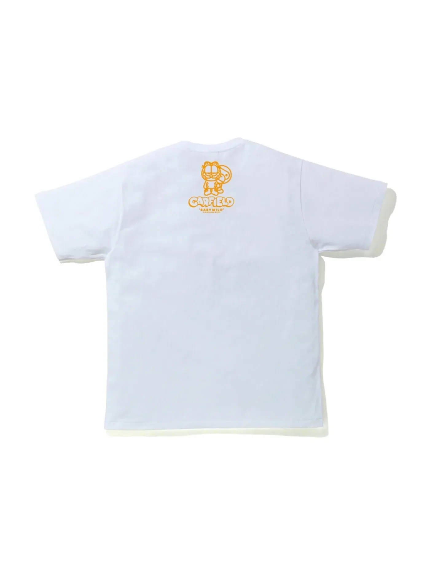 Мужская футболка с принтом BAPE x Garfield #6 Tee BAPE — изображение 2 из 2, белый