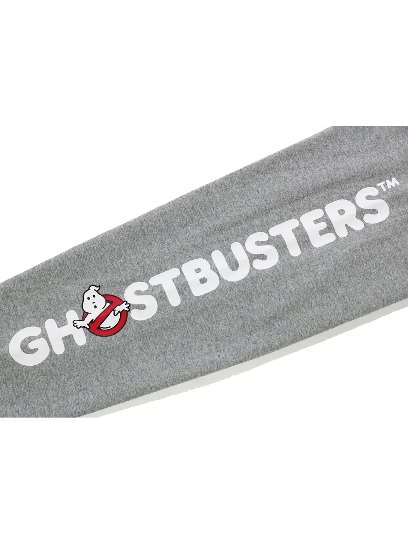 Мужская футболка с длинным рукавом BAPE x Ghostbusters Baby Milo L/S Tee — изображение 3 из 3, серый