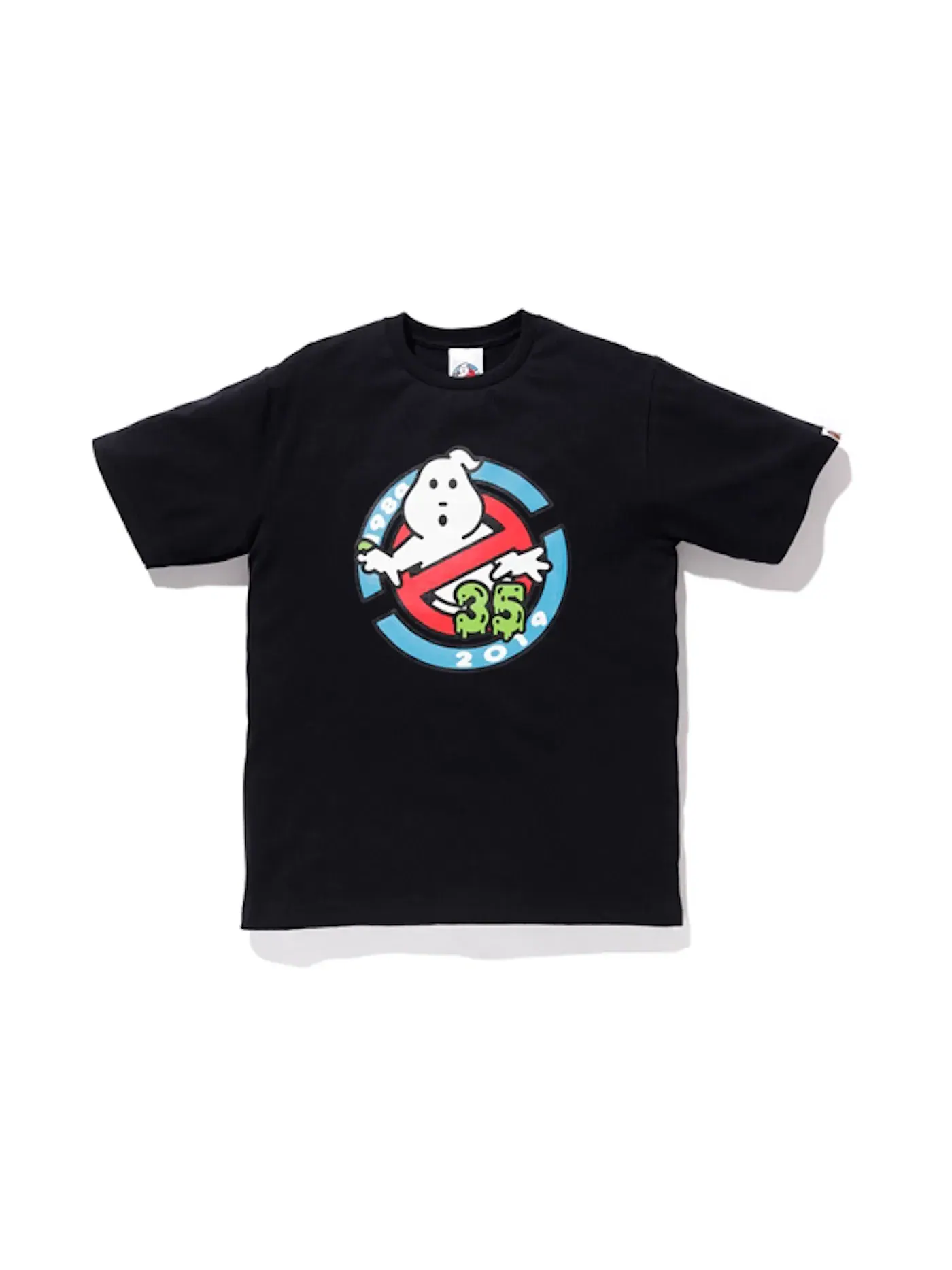 Мужская футболка с принтом BAPE x Ghostbusters Baby Milo Tee #1 BAPE — изображение 1 из 2, черный