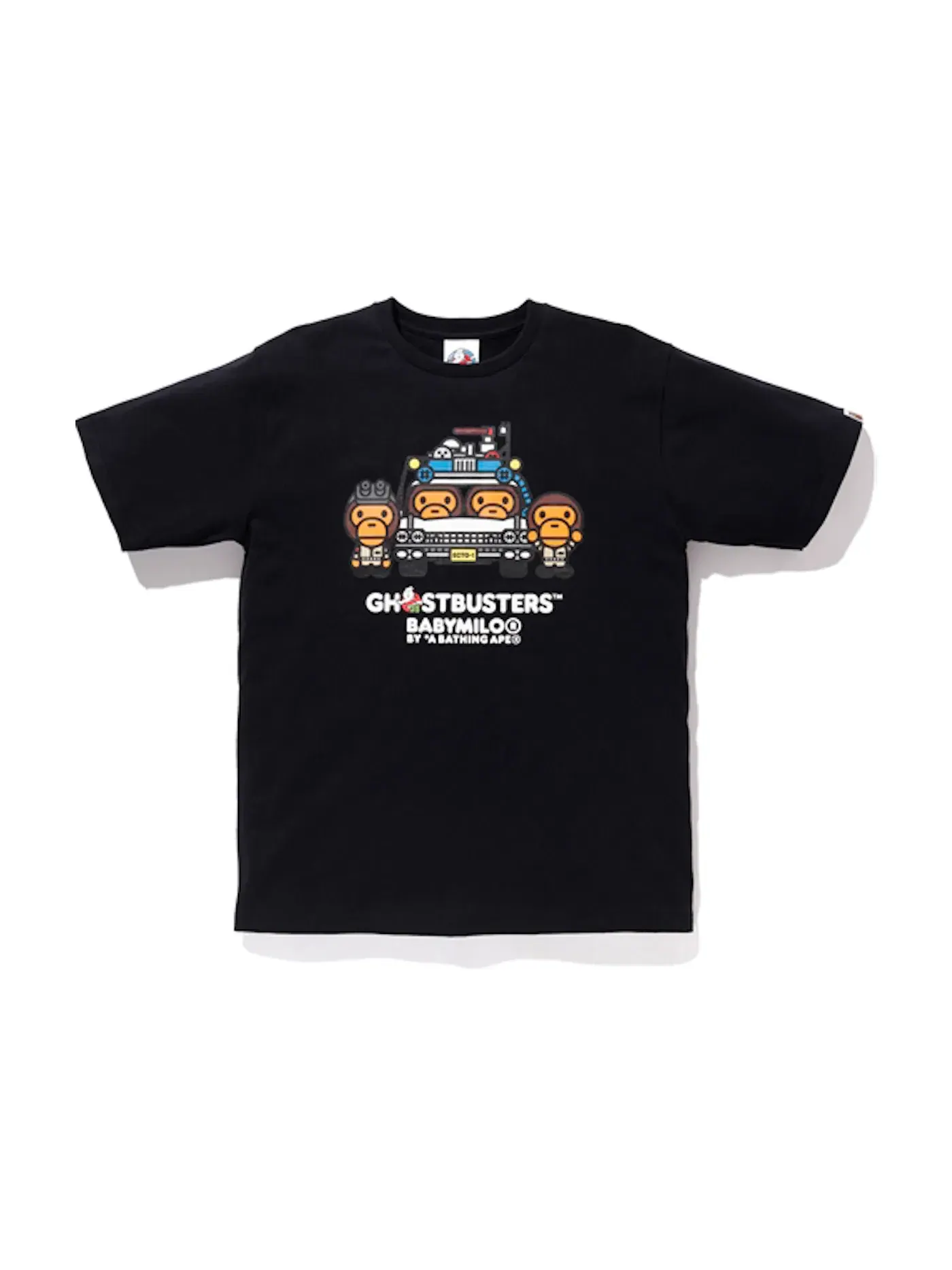 Мужская футболка с принтом BAPE x Ghostbusters Baby Milo Tee #4 BAPE — изображение 1 из 2, черный