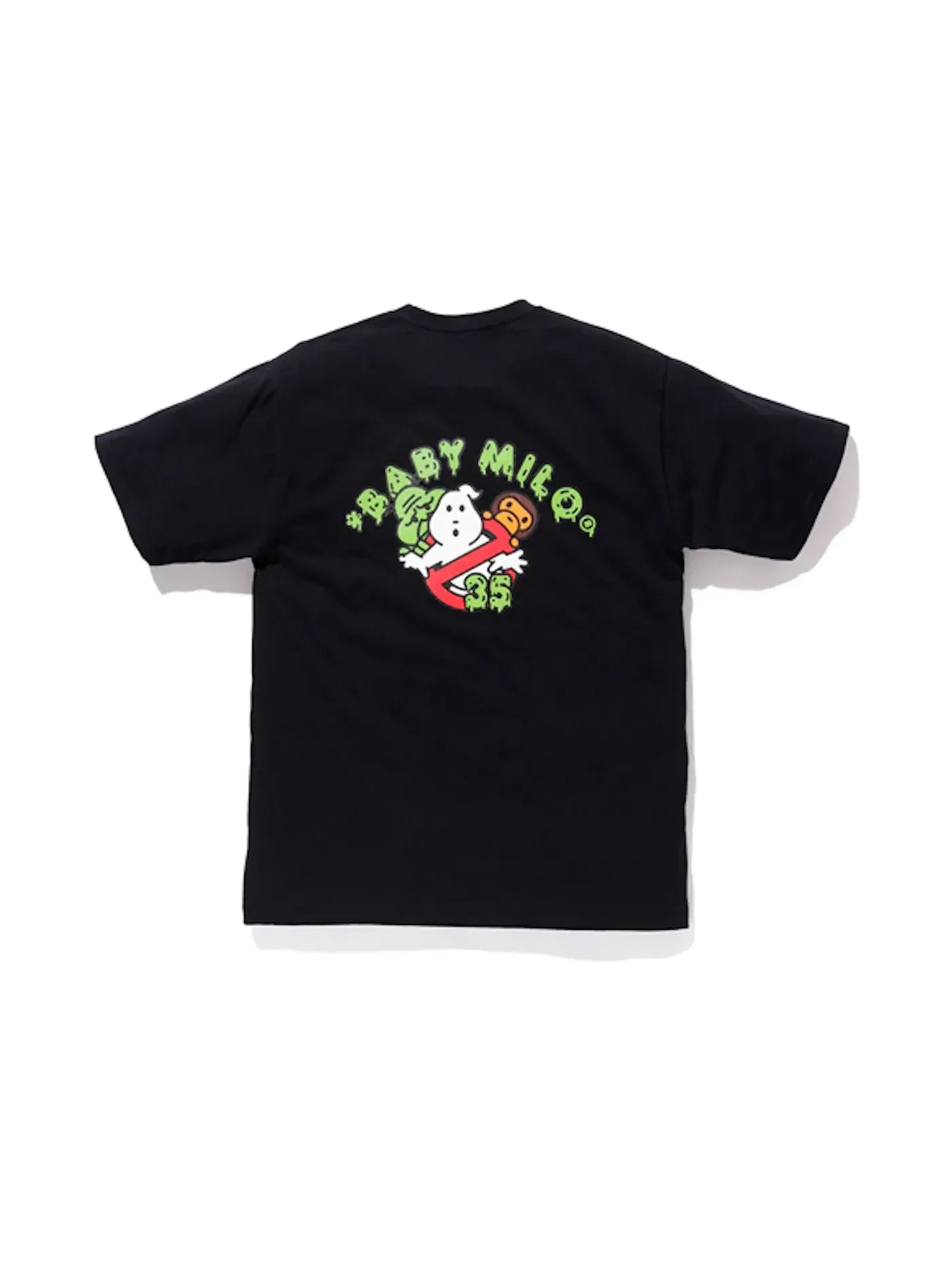 Мужская футболка с принтом BAPE x Ghostbusters Baby Milo Tee #5 BAPE — изображение 2 из 2, черный