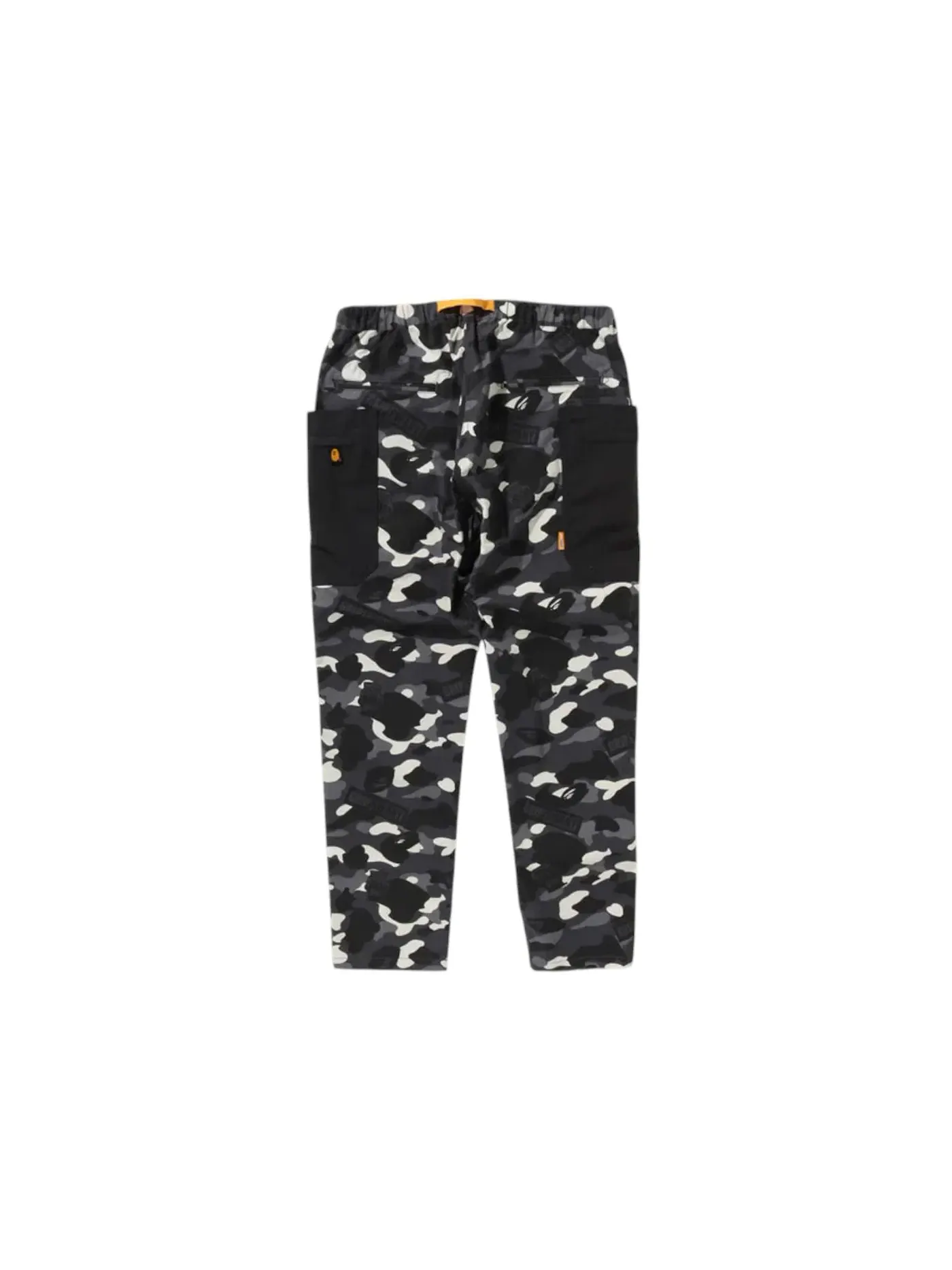 Мужские спортивные штаны с камуфляжным принтом BAPE Pants — изображение 2 из 2, черный