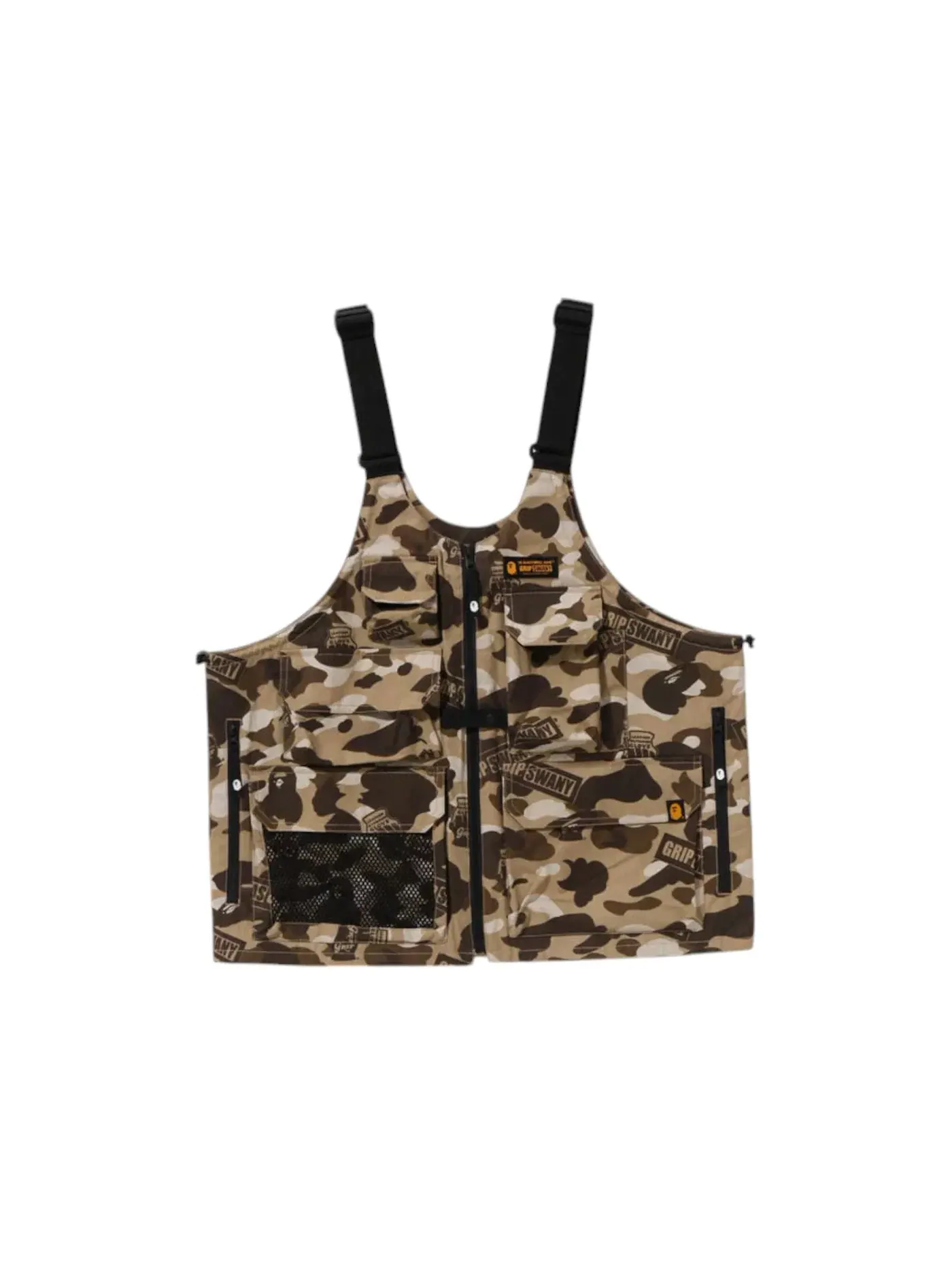 Мужской жилет камуфляжный Vest BAPE — изображение 1 из 2, бежевый