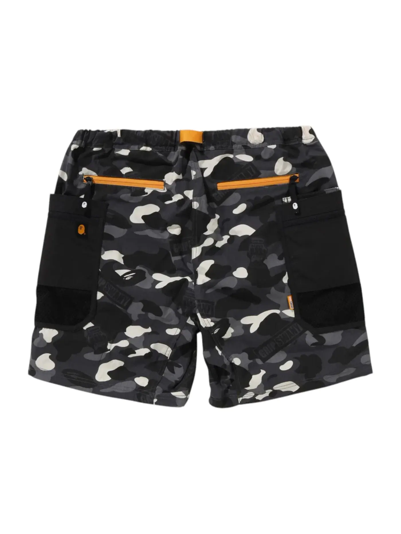 Мужские шорты с камуфляжным принтом BAPE x Grip Swany GR Camo Fireproof Gear Buggy Shorts — изображение 2 из 2, черный