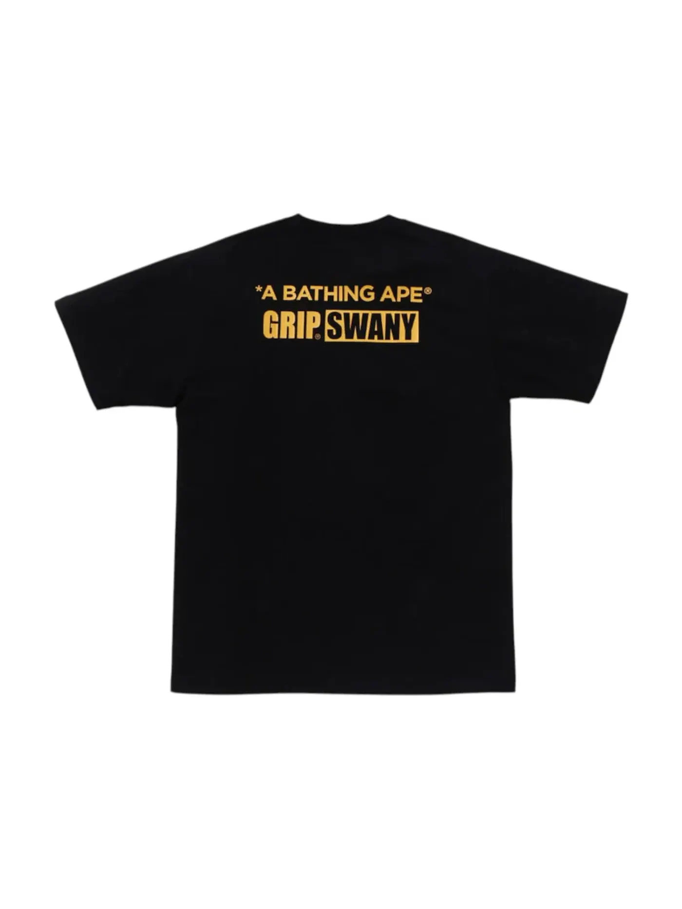 Мужская футболка с принтом BAPE x Grip Swany Tee BAPE — изображение 2 из 2, черный