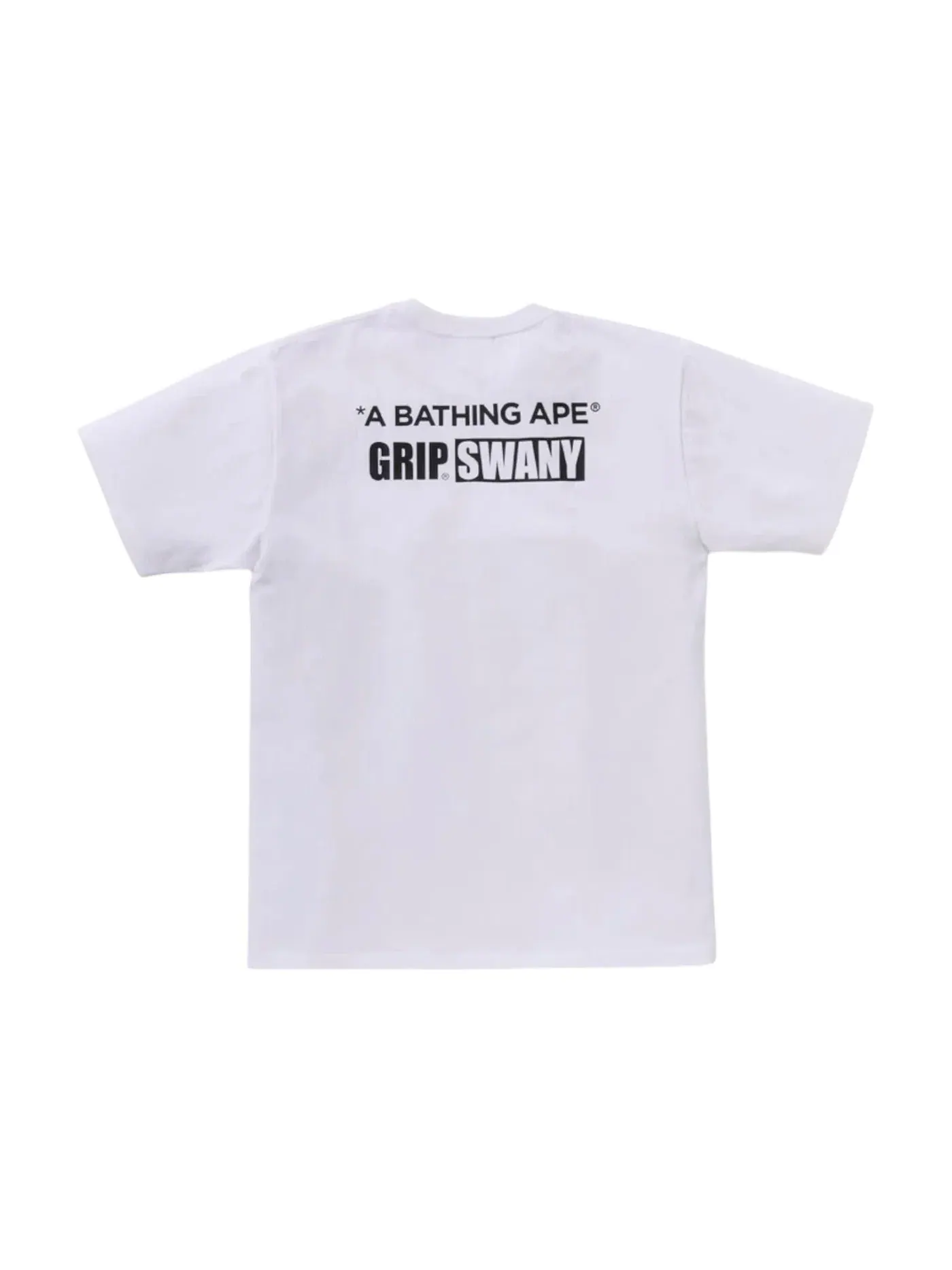 Мужская футболка с принтом BAPE x Grip Swany Tee BAPE — изображение 2 из 2, белый
