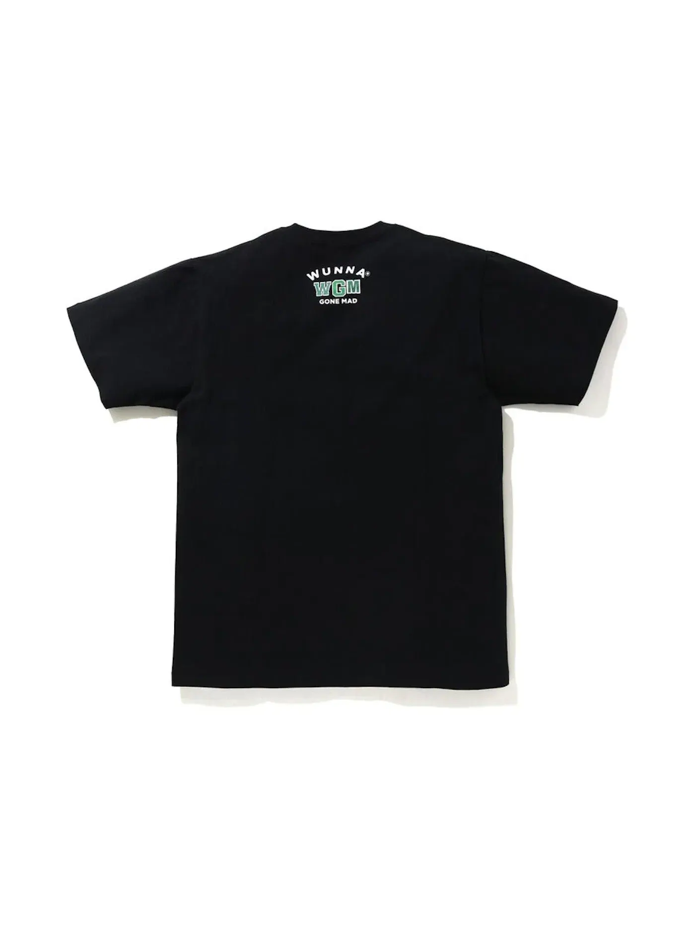 Мужская футболка с принтом Tee BAPE — изображение 2 из 2, черный/зеленый