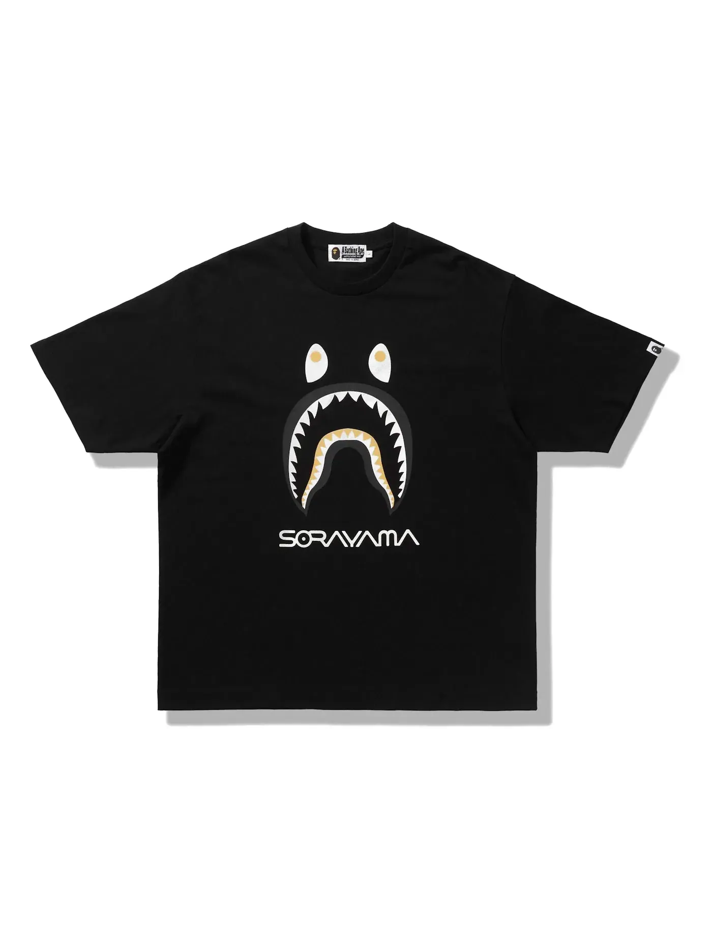 Мужская футболка с принтом BAPE x Hajime Sorayama Shark Tee Black — изображение 1 из 2