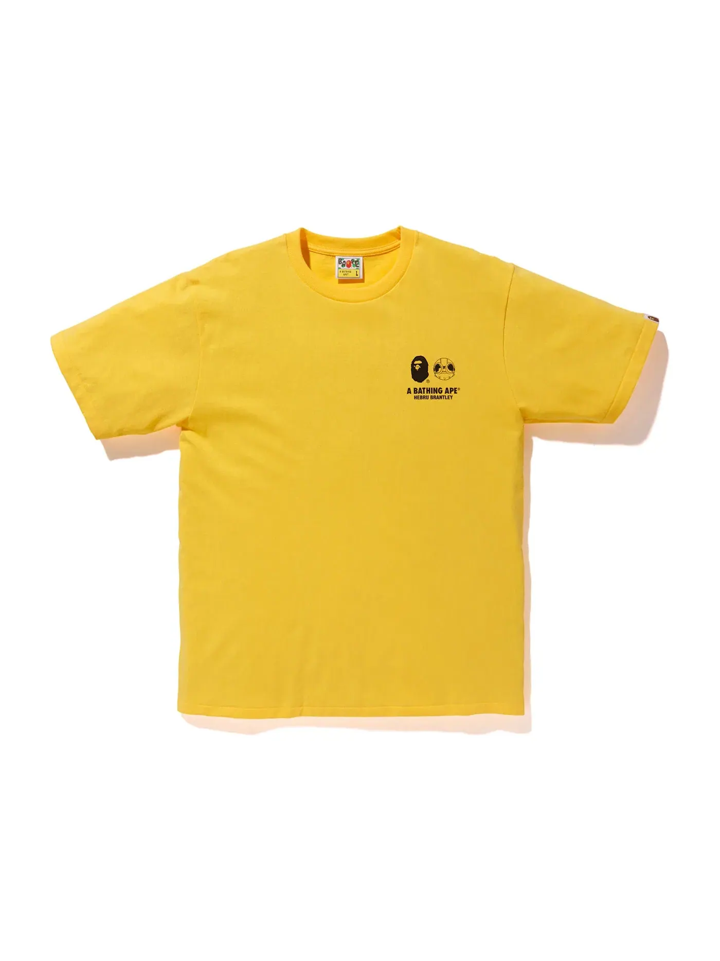 Мужская футболка с принтом BAPE x Hebru Brantley 6 Tee BAPE — изображение 1 из 2, желтый