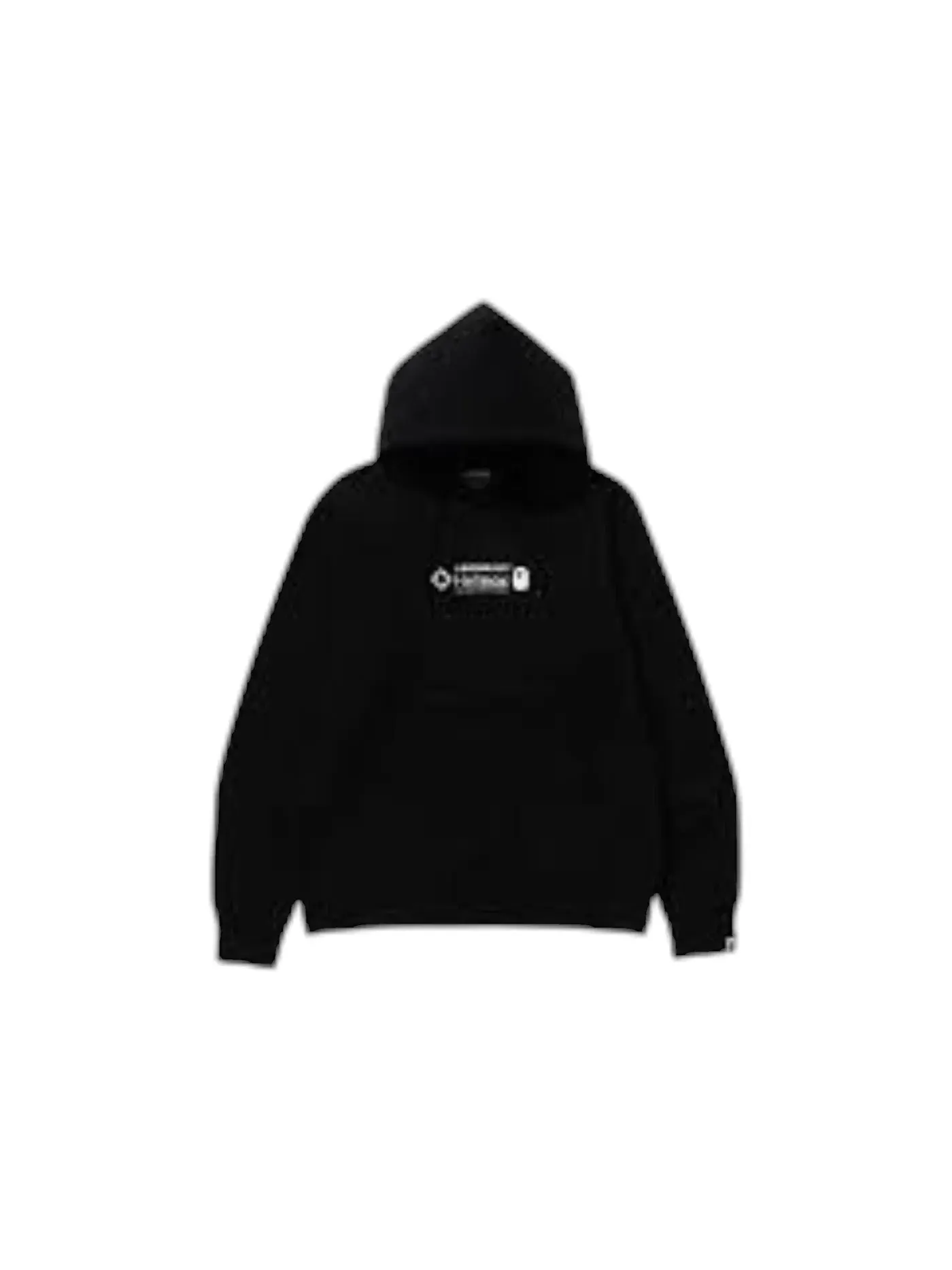 Мужской пуловер-худи BAPE x Helinox Hoodie — изображение 1 из 1, черный