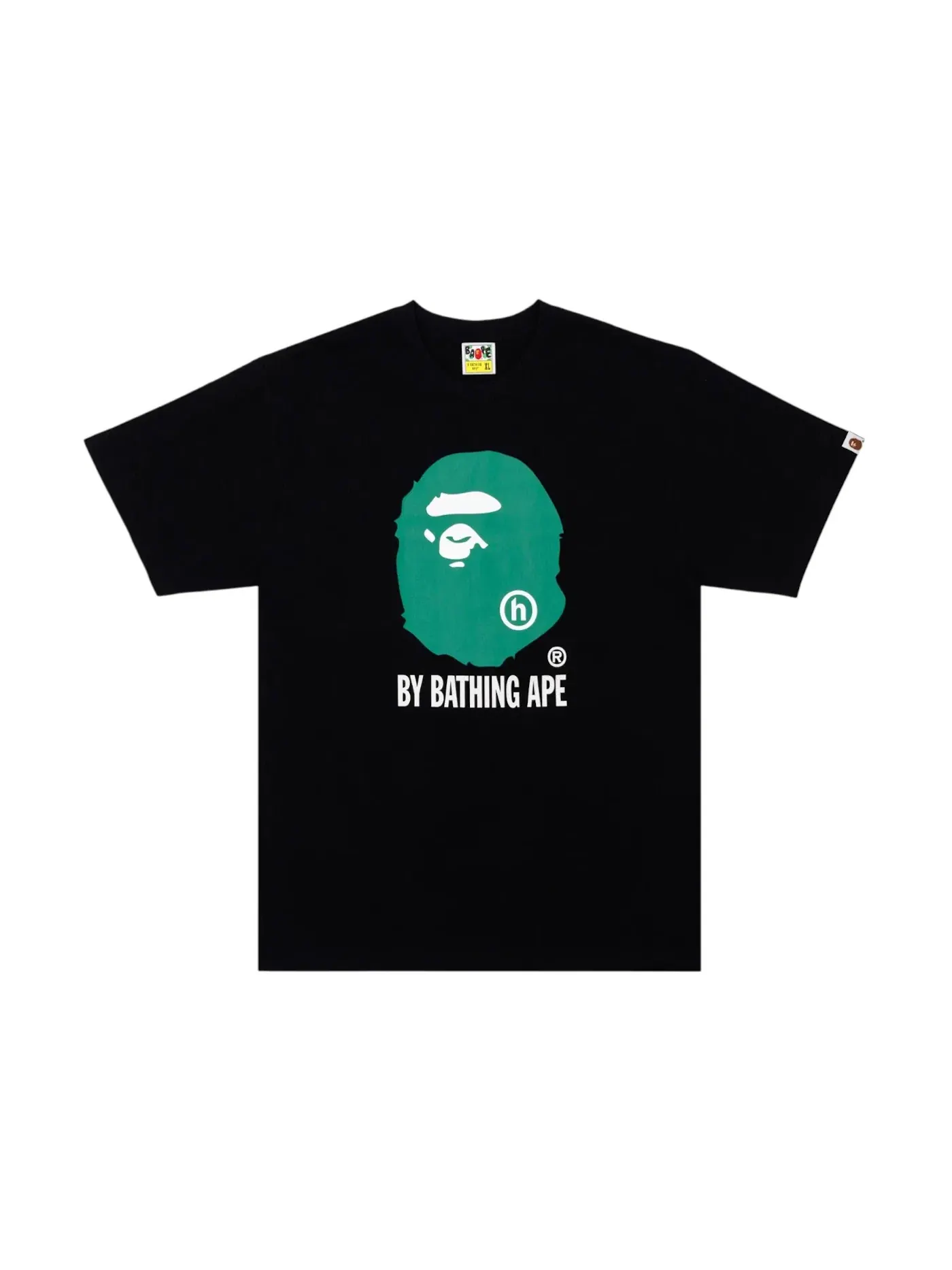 Мужская футболка с принтом Tee BAPE — изображение 1 из 2, черный