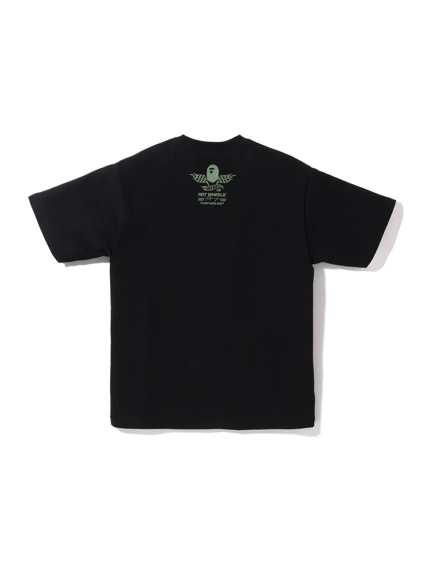 Мужская футболка с принтом BAPE x Hot Wheels Ape Head Tee BAPE — изображение 2 из 2, черный
