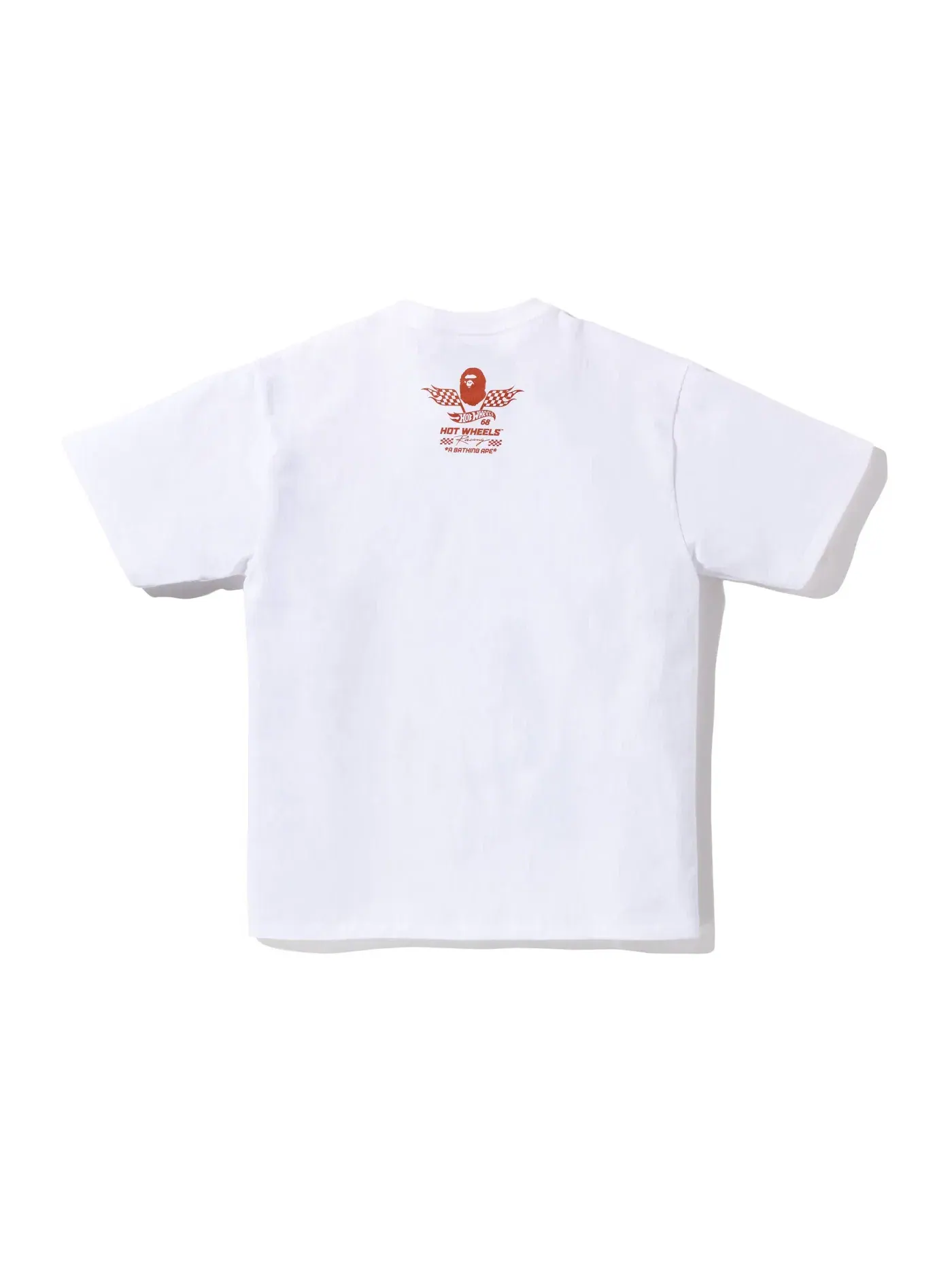 Мужская футболка с принтом BAPE x Hot Wheels Ape Head Tee BAPE — изображение 2 из 2, белый