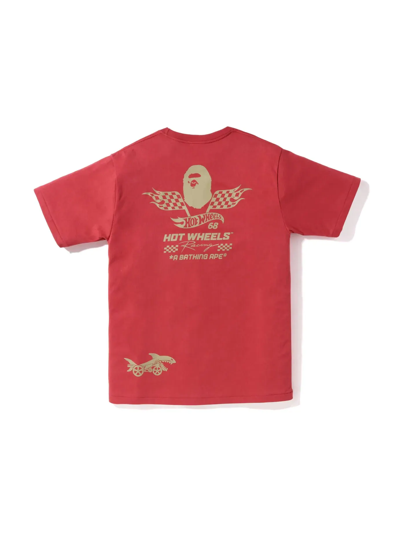 Мужская футболка с принтом BAPE x Hot Wheels Car Exclusive Tee BAPE — изображение 2 из 2, красный