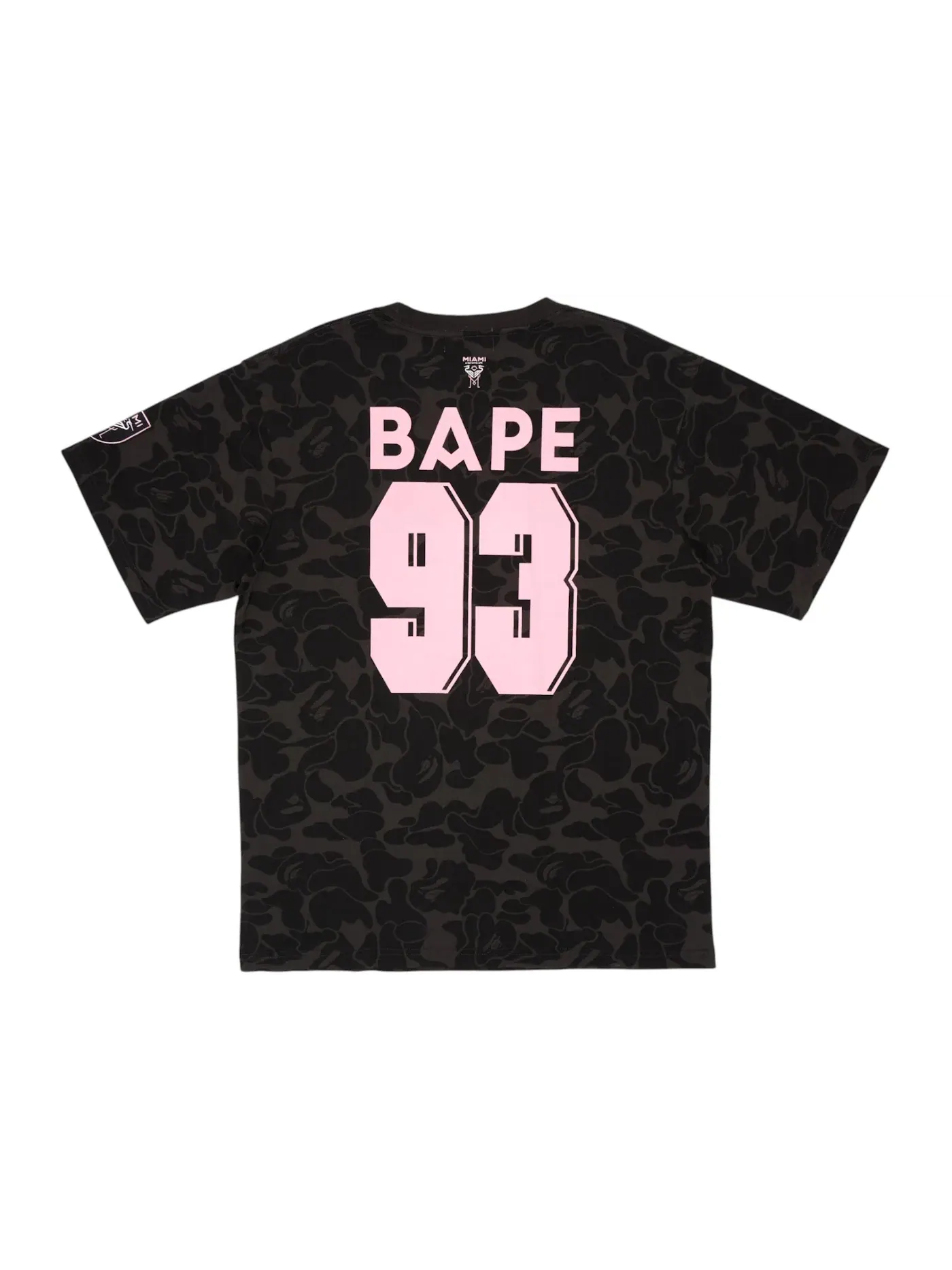 Мужская футболка с принтом Tee BAPE — изображение 2 из 2, черный