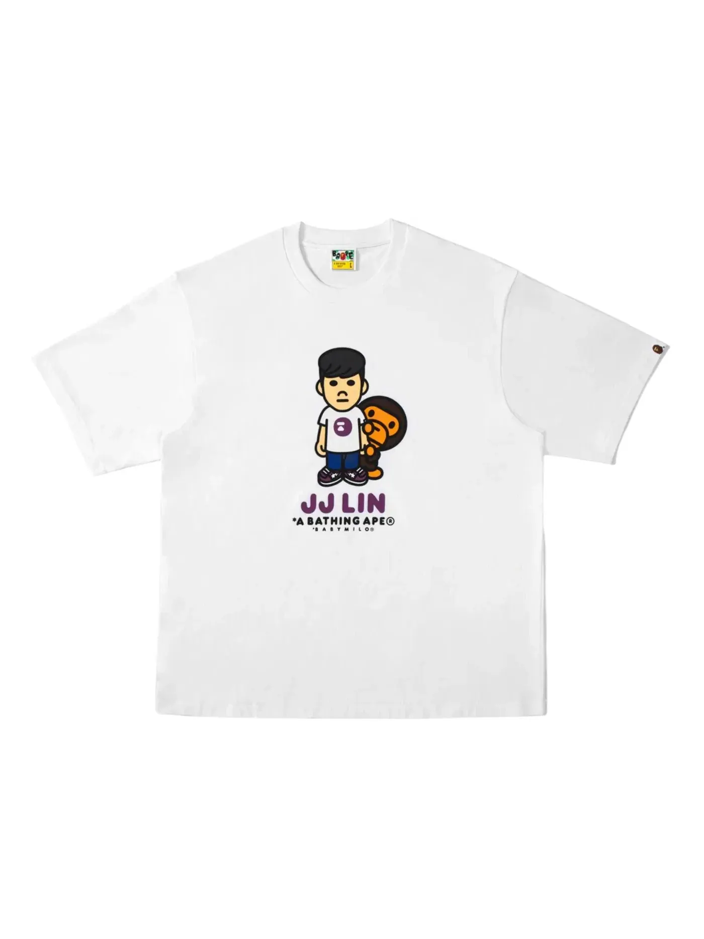 Мужская футболка BAPE X JJ Lin Baby Milo White — изображение 1 из 1
