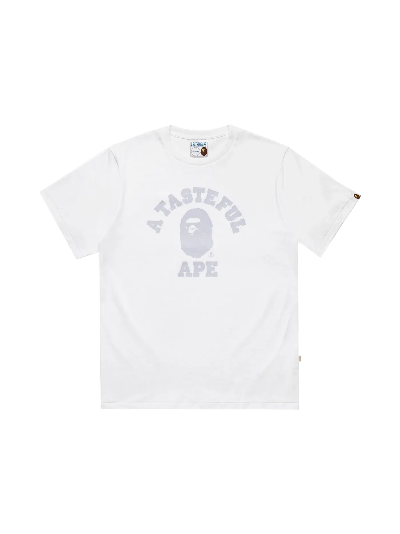 Мужская футболка с принтом College Tee BAPE — изображение 1 из 3, белый