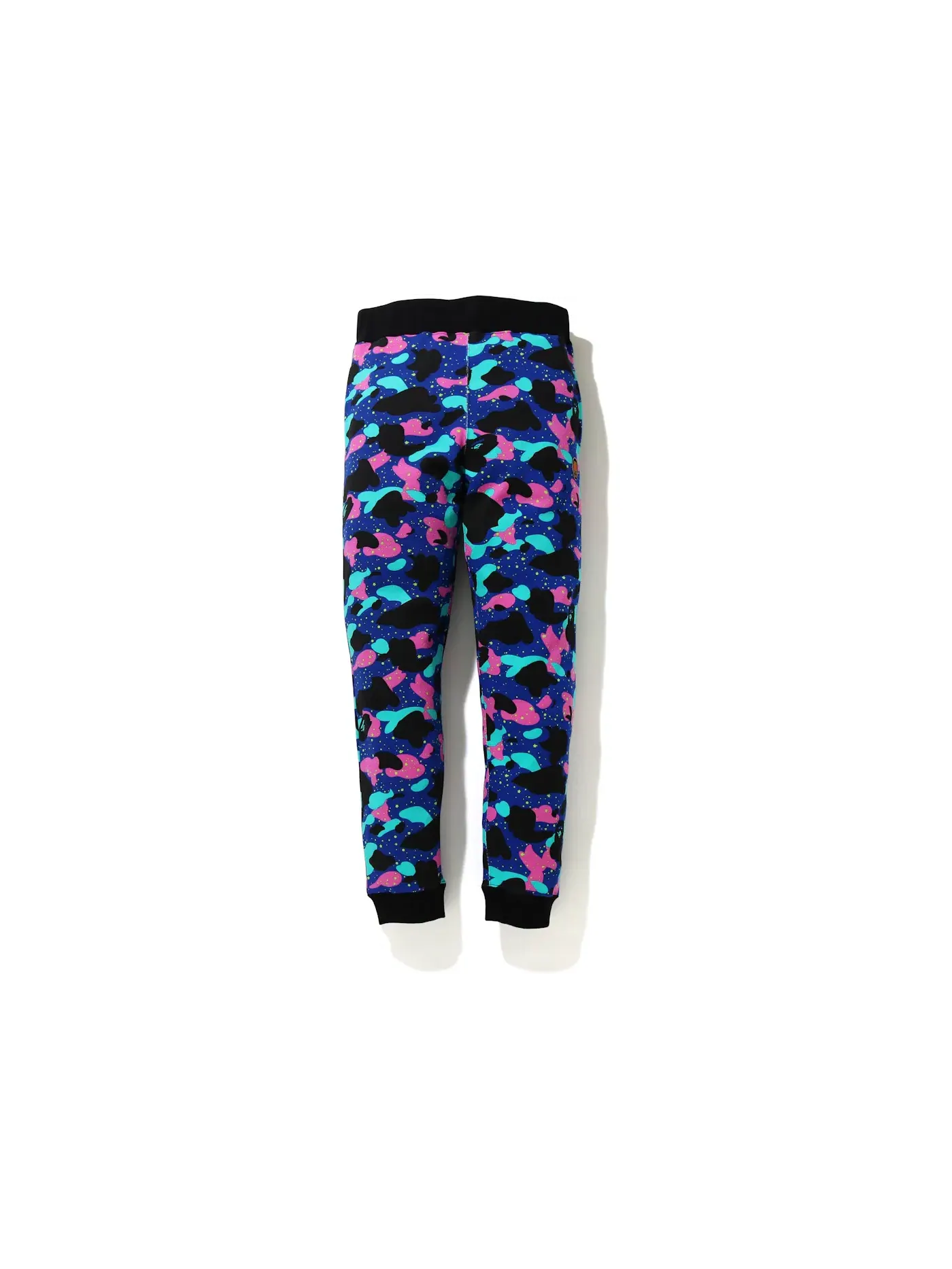 Мужские спортивные штаны с камуфляжным принтом BAPE x Kid Cudi Camo Slim Sweatpants BAPE — изображение 1 из 2, мульти