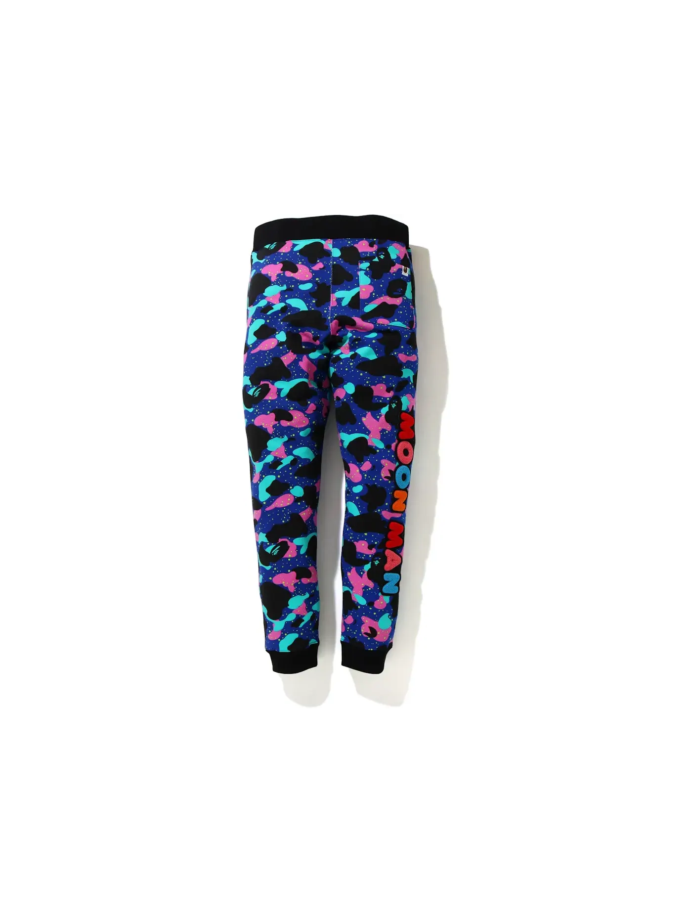 Мужские спортивные штаны с камуфляжным принтом BAPE x Kid Cudi Camo Slim Sweatpants BAPE — изображение 2 из 2, мульти