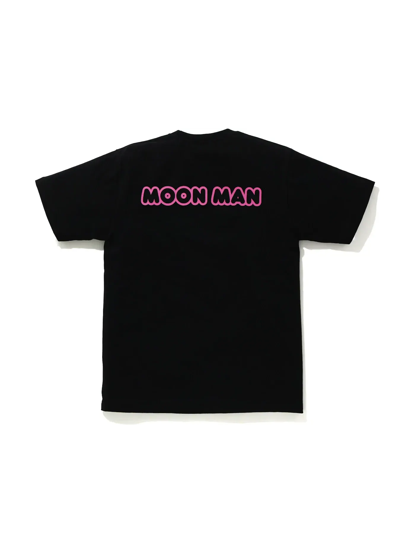 Мужская футболка BAPE College Moon Man Tee — изображение 2 из 2, черный