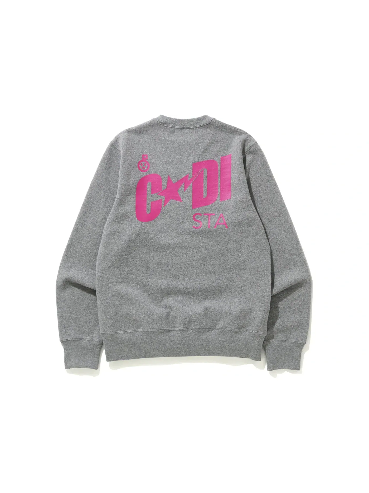 Мужской свитшот с длинным рукавом BAPE x Kid Cudi Crewneck — изображение 2 из 2, серый