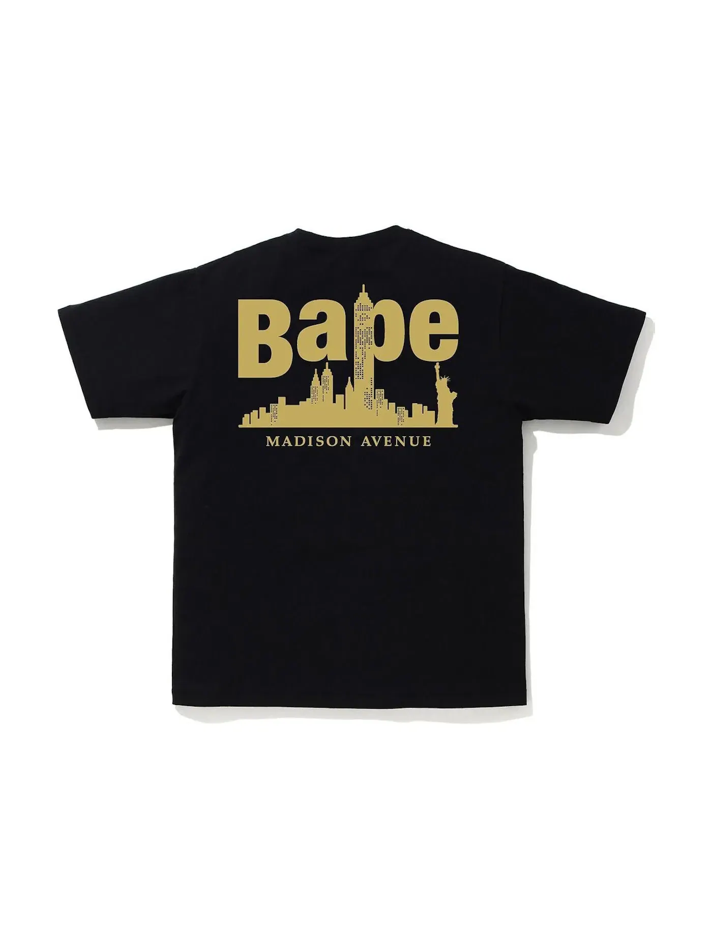 Мужская футболка с принтом BAPE x Kid Cudi Milo Kid Cudi Tee BAPE — изображение 2 из 2, черный