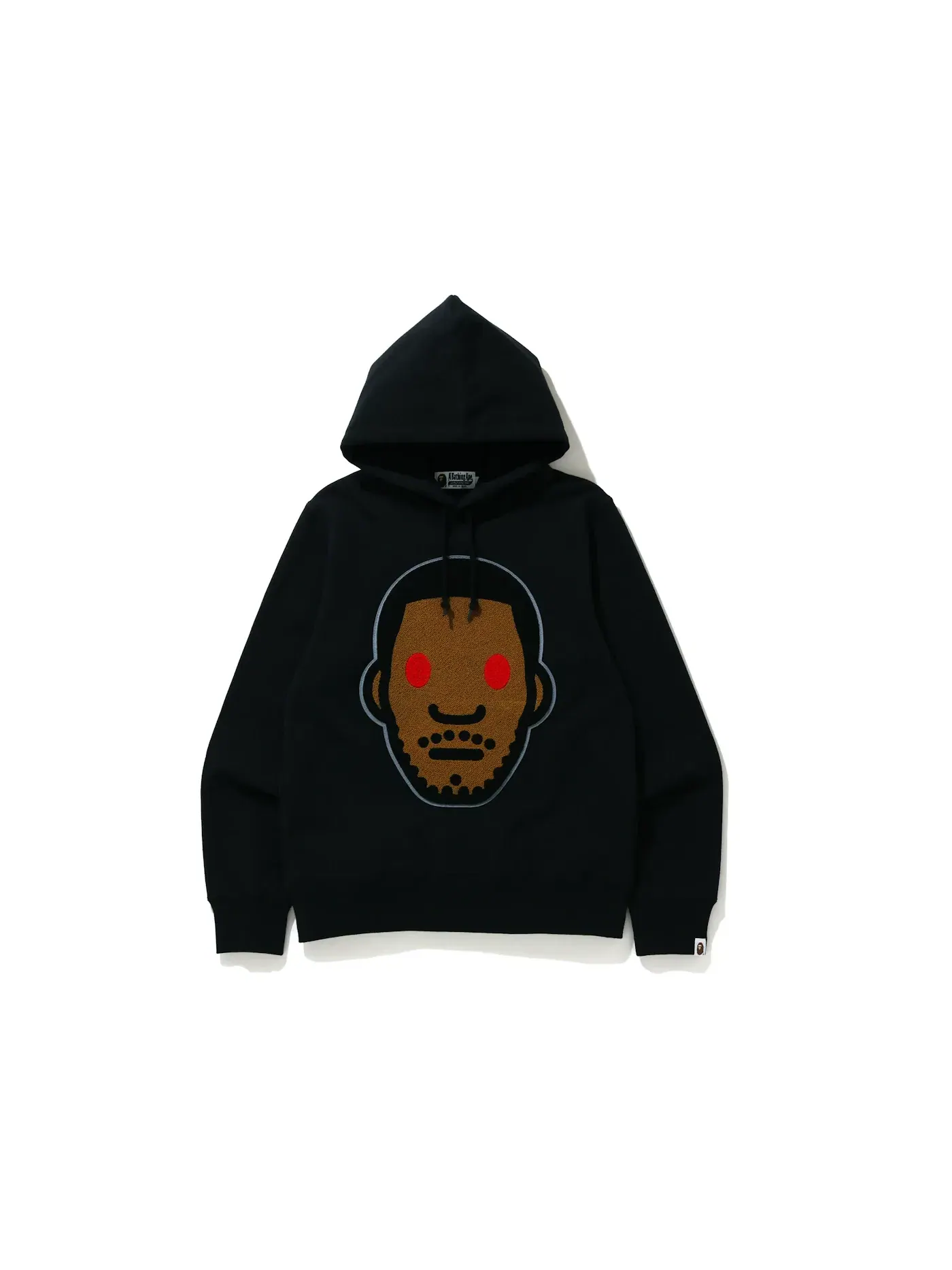 Мужской худи с принтом BAPE x Kid Cudi Pullover Hoodie BAPE — изображение 1 из 1, черный