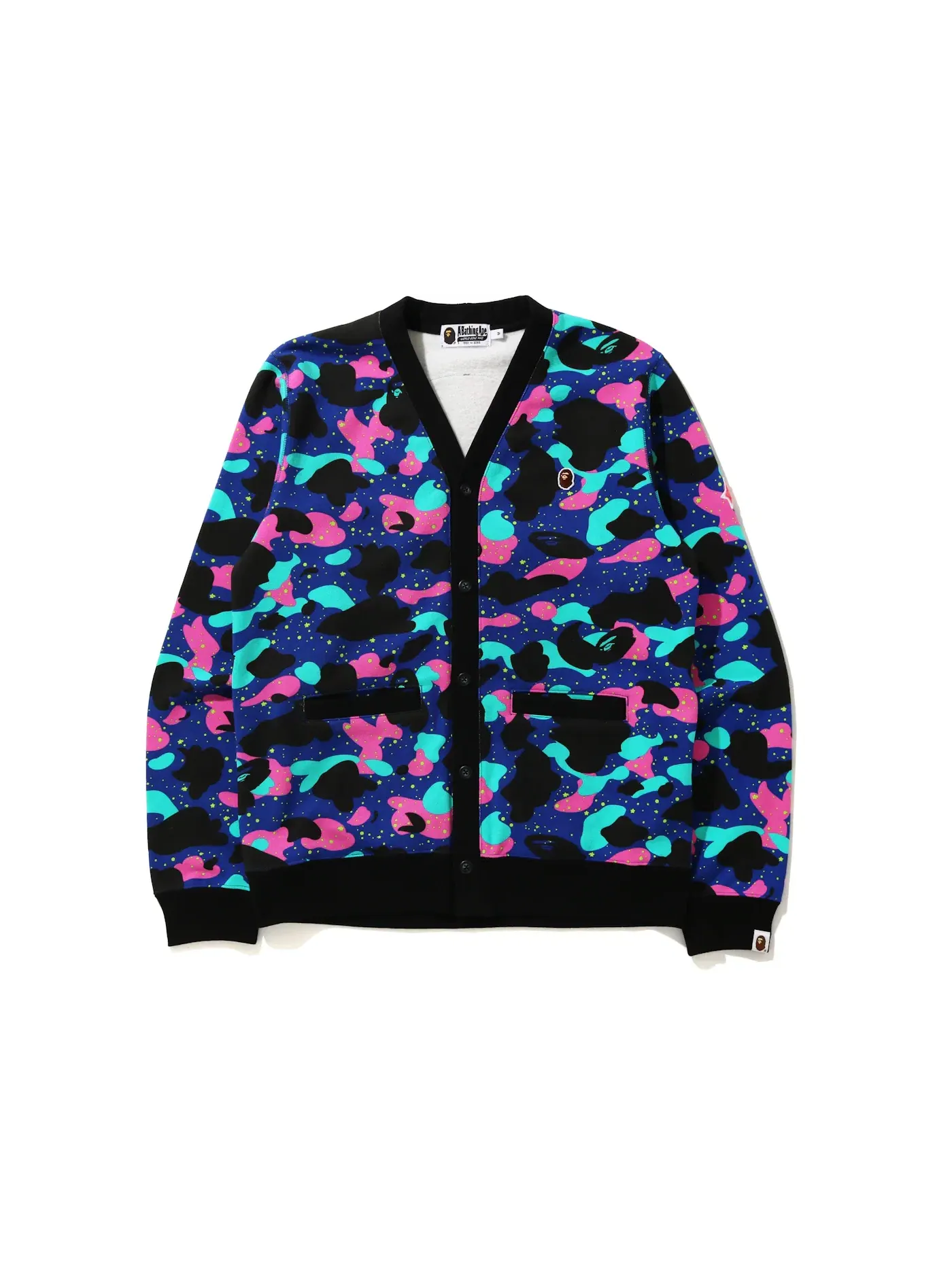 Мужской кардиган с принтом BAPE x Kid Cudi Cardigan — изображение 1 из 2, мульти