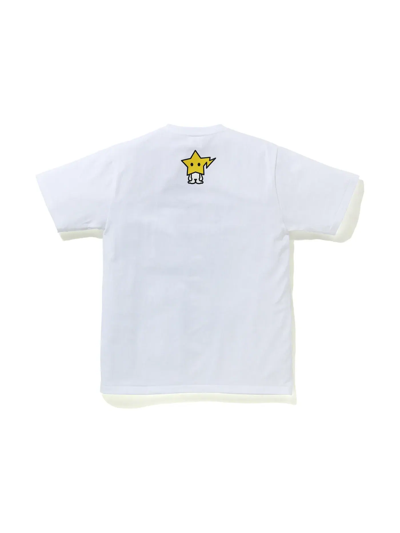 Мужская футболка с принтом BAPE x Kid Cudi Tee BAPE — изображение 2 из 2, белый