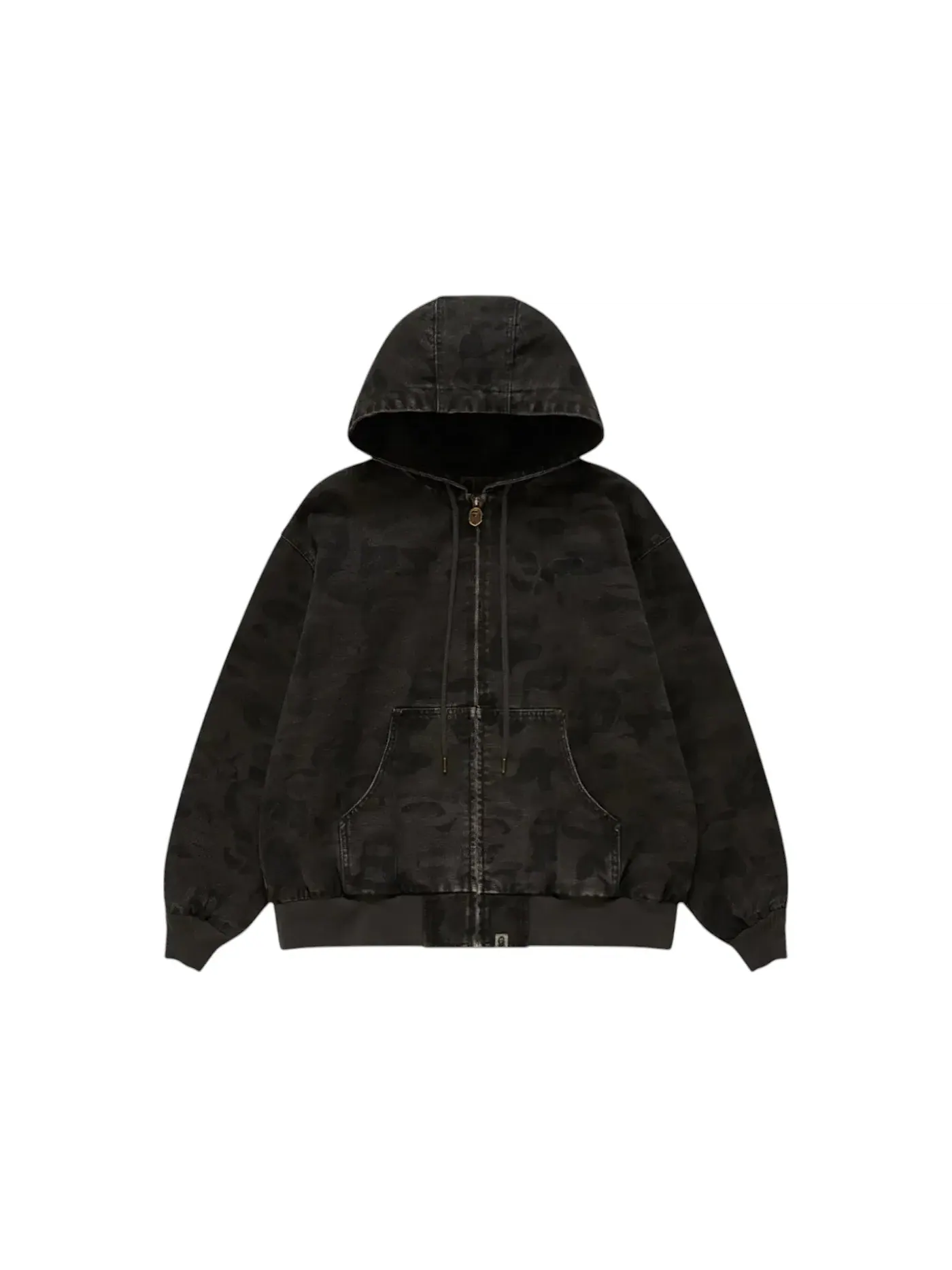 Мужская куртка с жаккардовым камуфляжем BAPE x KidSuper — изображение 1 из 1, черный