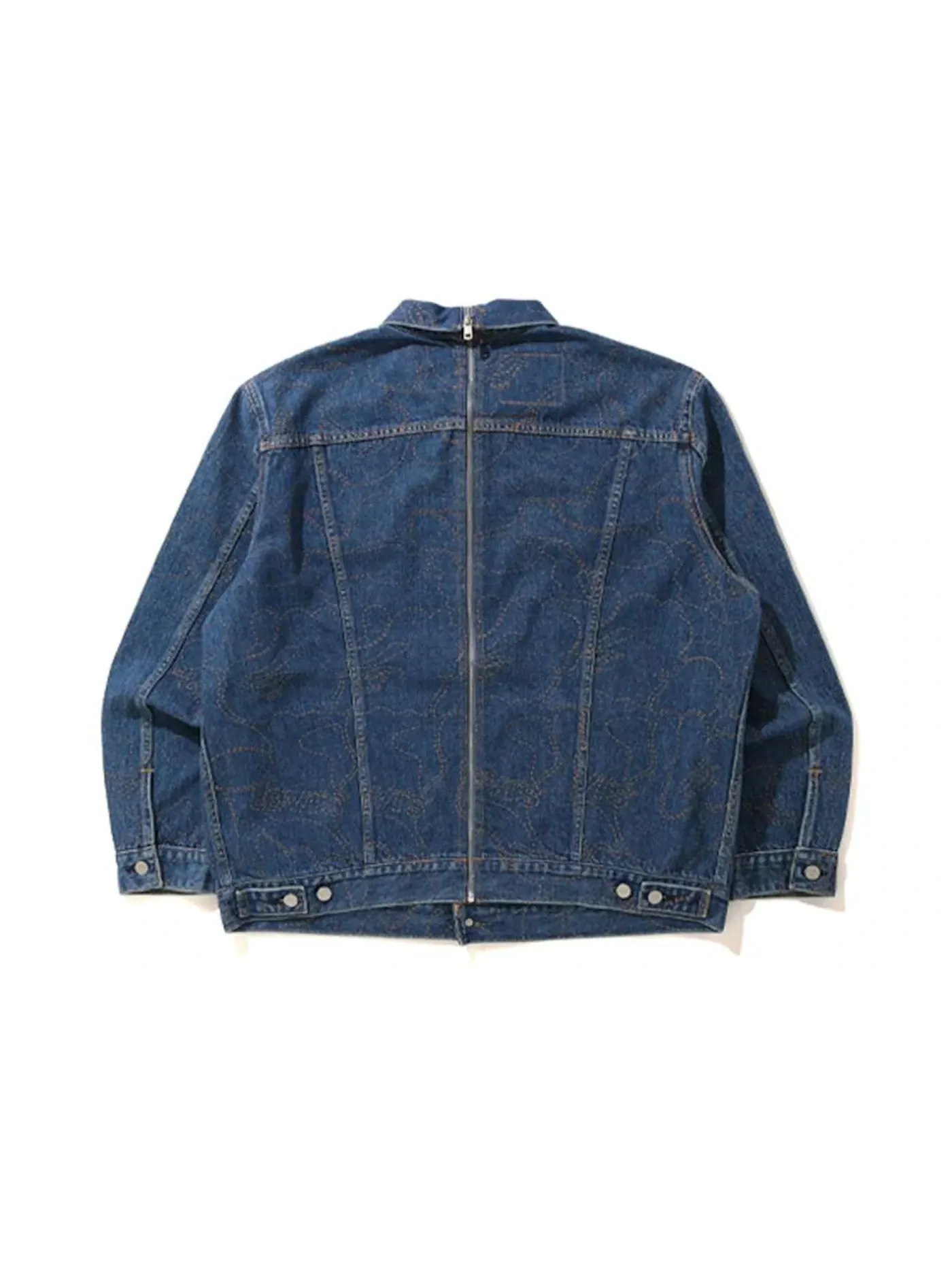 Мужская джинсовая куртка Light Indigo BAPE — изображение 2 из 2, светлый индиго