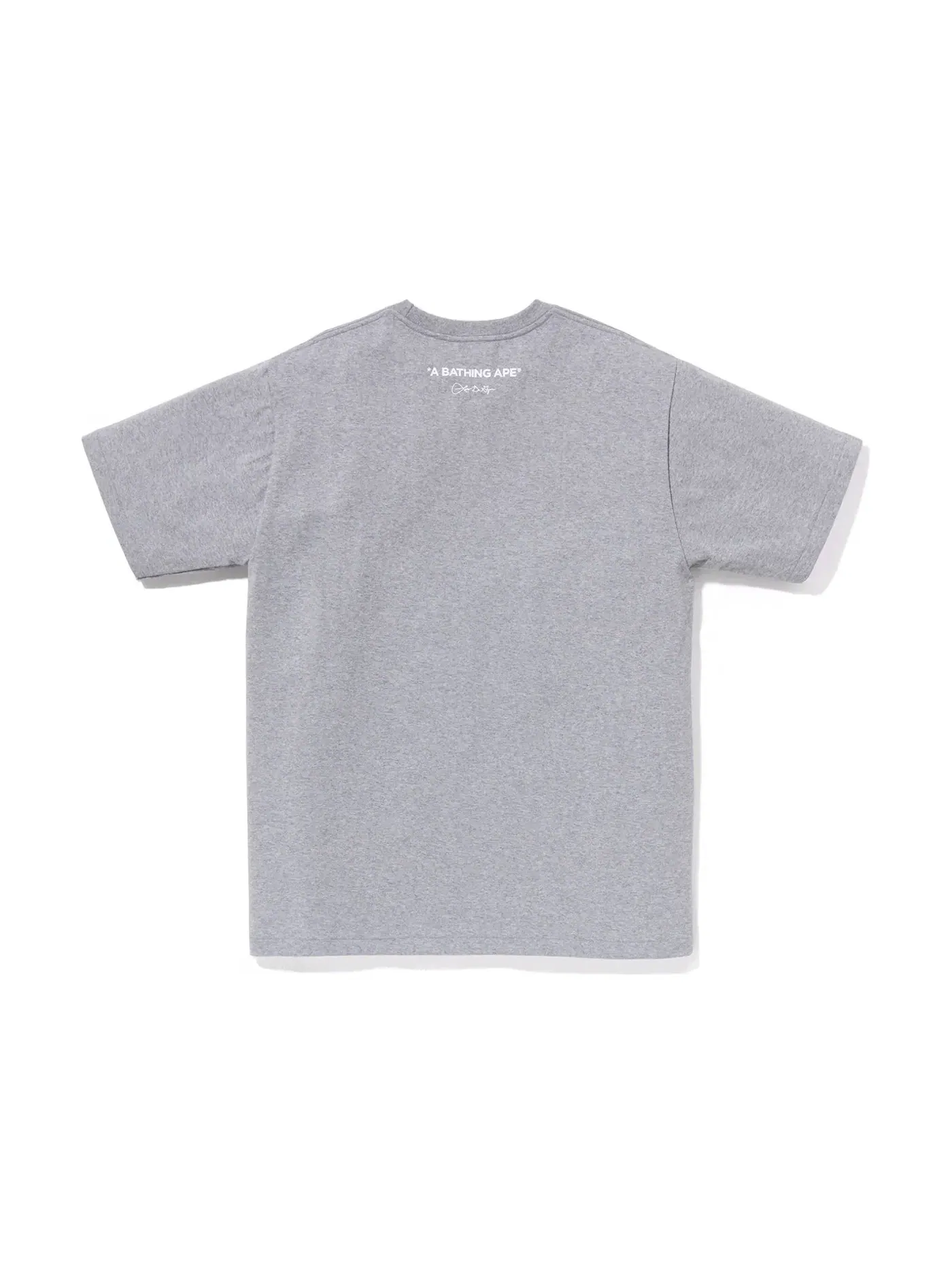 Мужская футболка с принтом BAPE x Louis De Guzman Baby Milo Tee BAPE — изображение 2 из 2, серый
