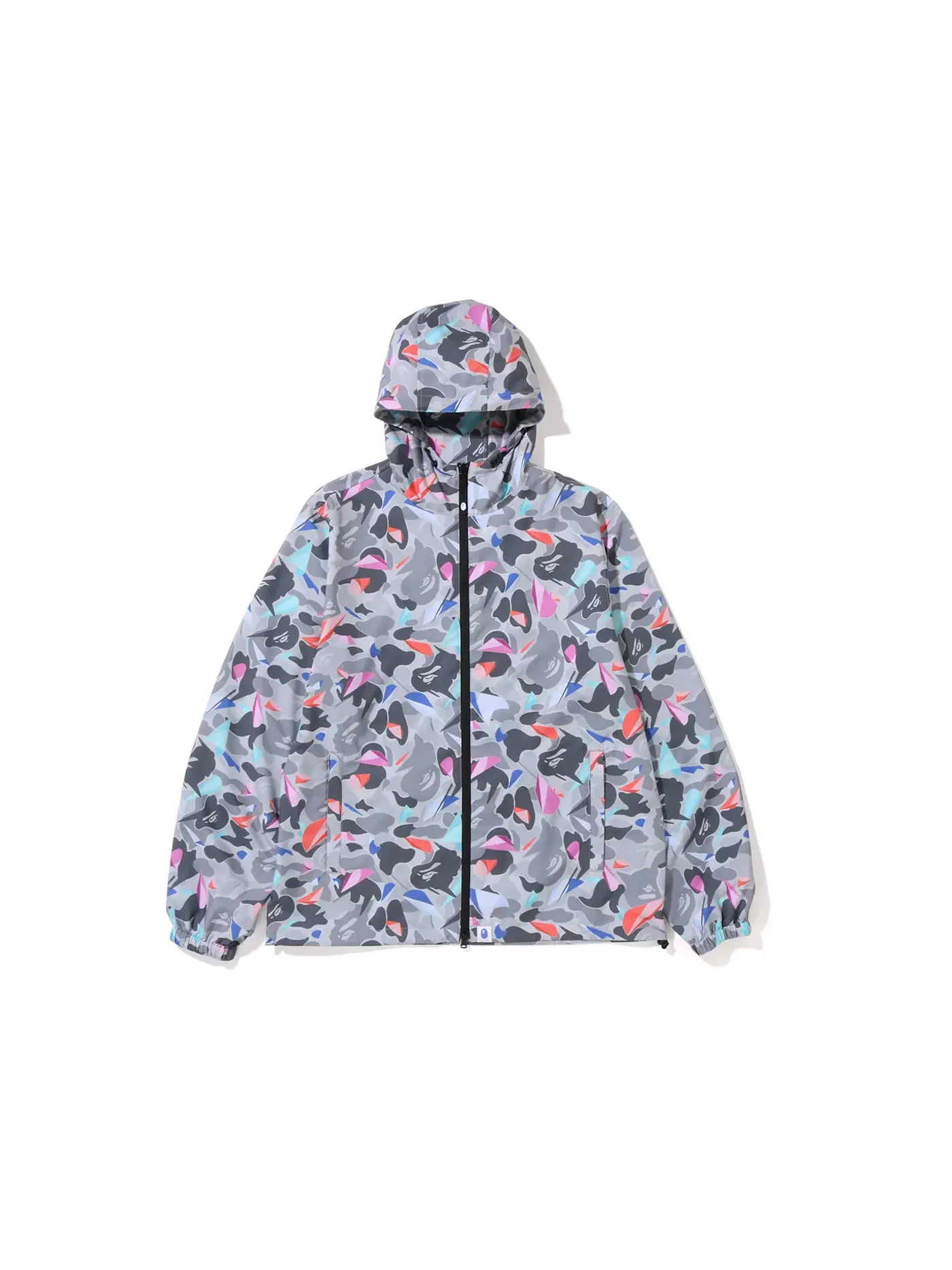 Мужская куртка с камуфляжным принтом BAPE x Louis De Guzman LDG Camo Packable Jacket BAPE — изображение 1 из 2, серый