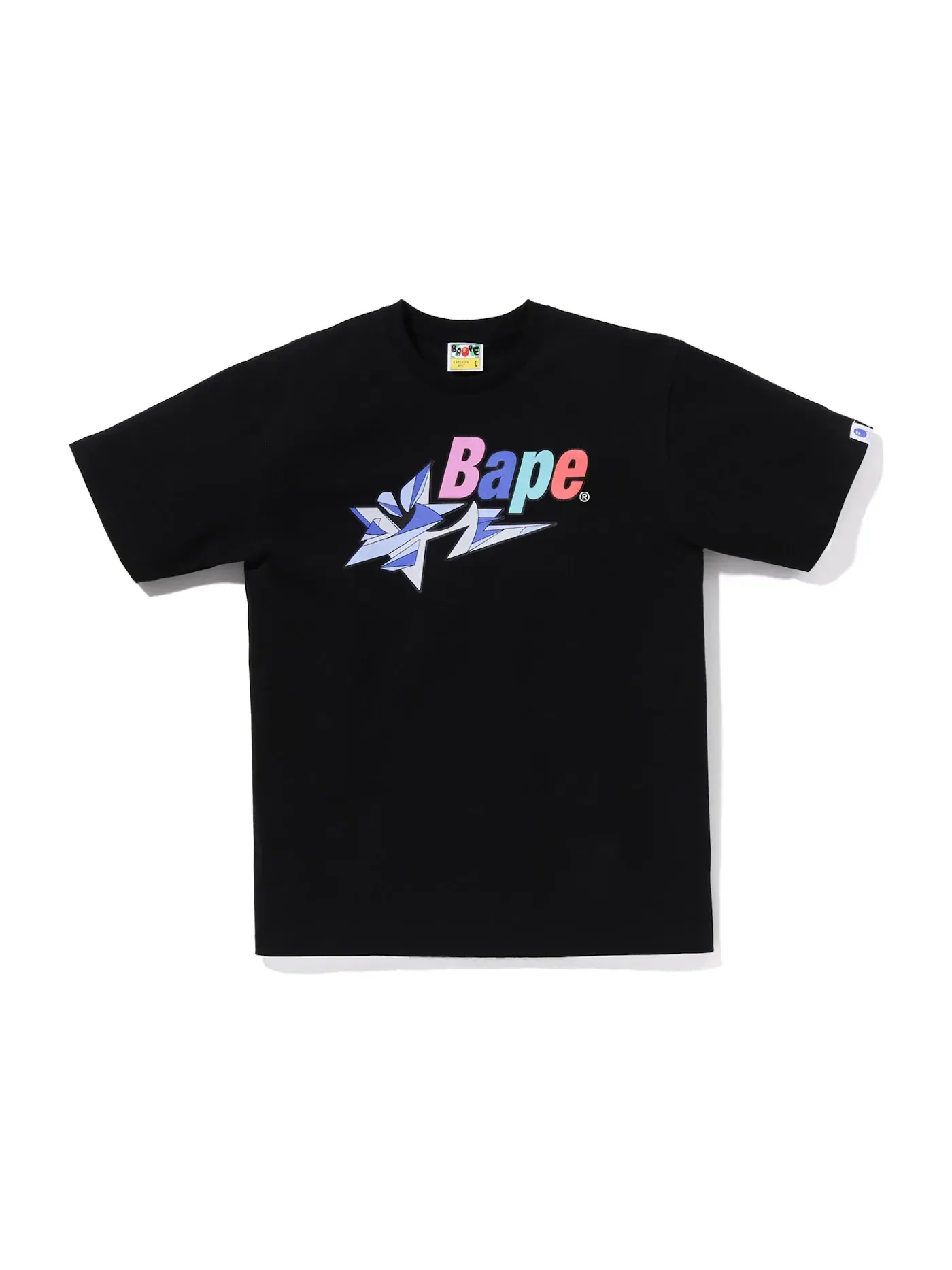 Мужская футболка с принтом BAPE x Louis De Guzman Sta Tee BAPE — изображение 1 из 2, черный