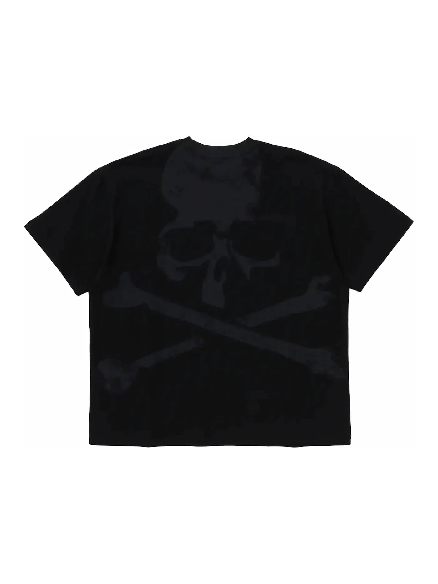 Унисекс футболка свободного кроя с принтом BAPE x Mastermind Ape Head Over Print BAPE — изображение 2 из 2, черный/черный