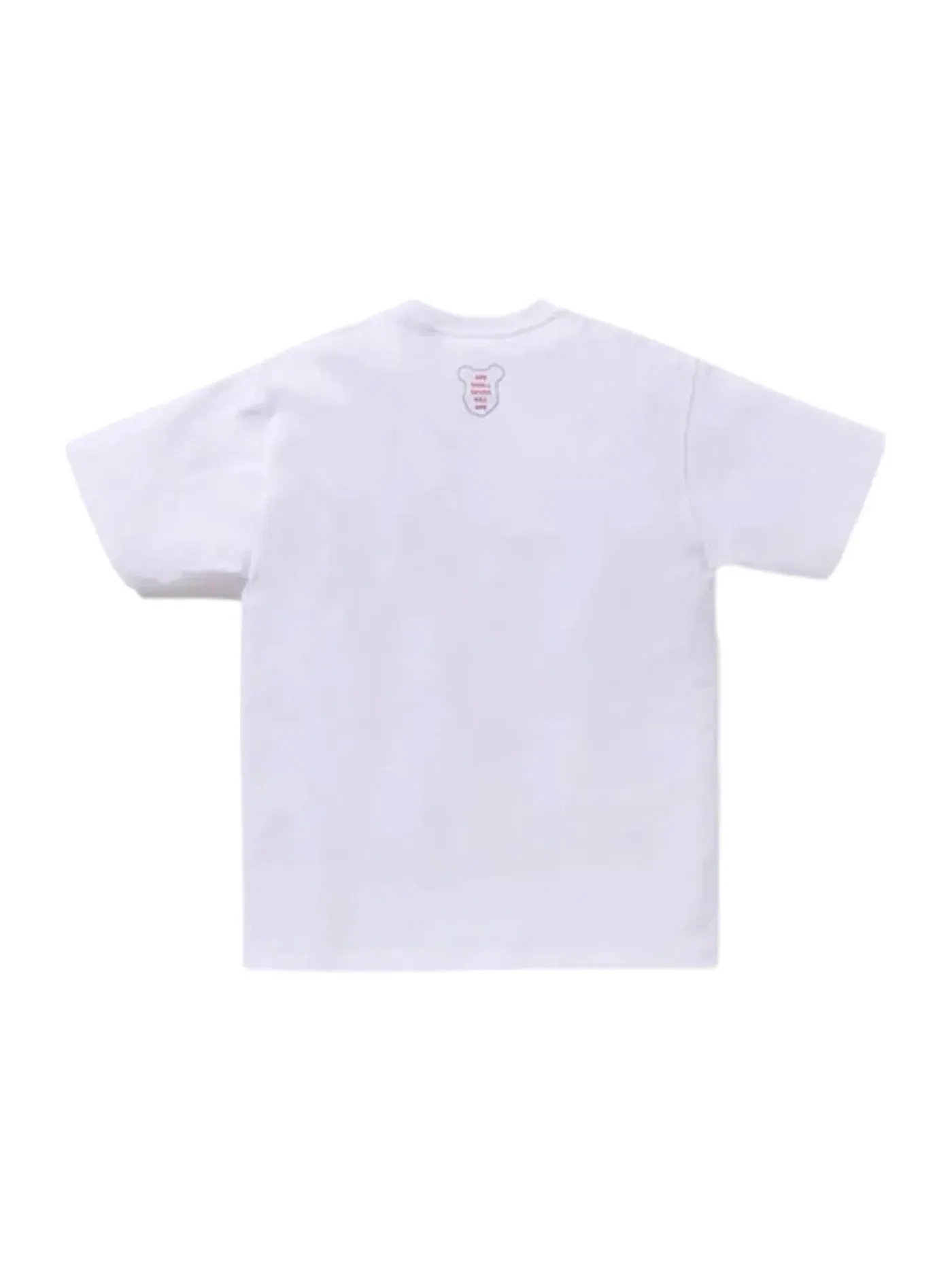 Мужская футболка с принтом Be@R College Tee BAPE — изображение 2 из 2, белый
