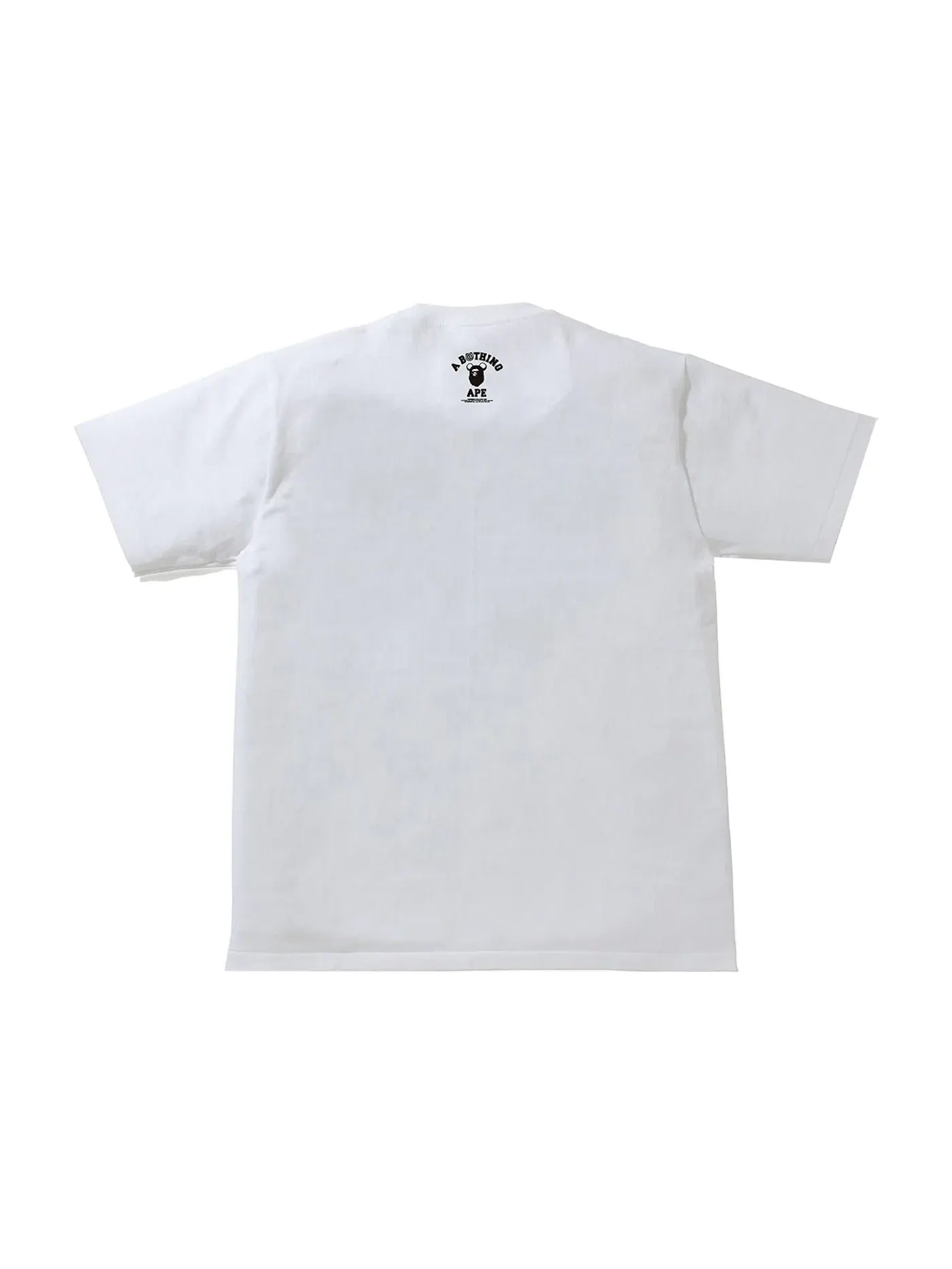 Мужская футболка с принтом BAPE x Medicom Toy Bearbrick Camo Bear Busy Works Tee BAPE — изображение 2 из 2, белый/синий