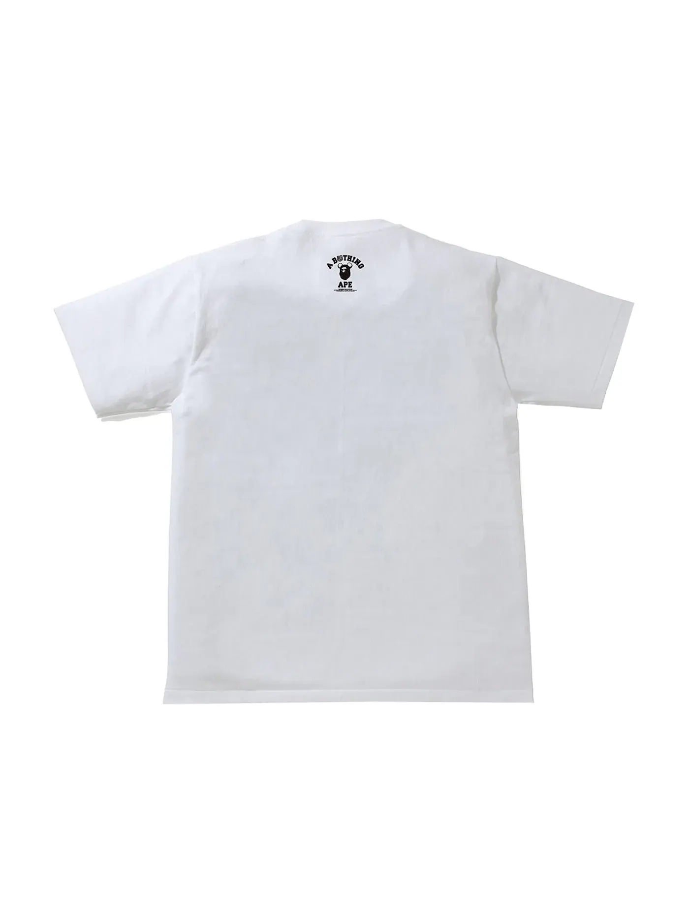 Мужская футболка с принтом BAPE x Medicom Toy Bearbrick Camo Bear College Tee BAPE — изображение 2 из 2, белый