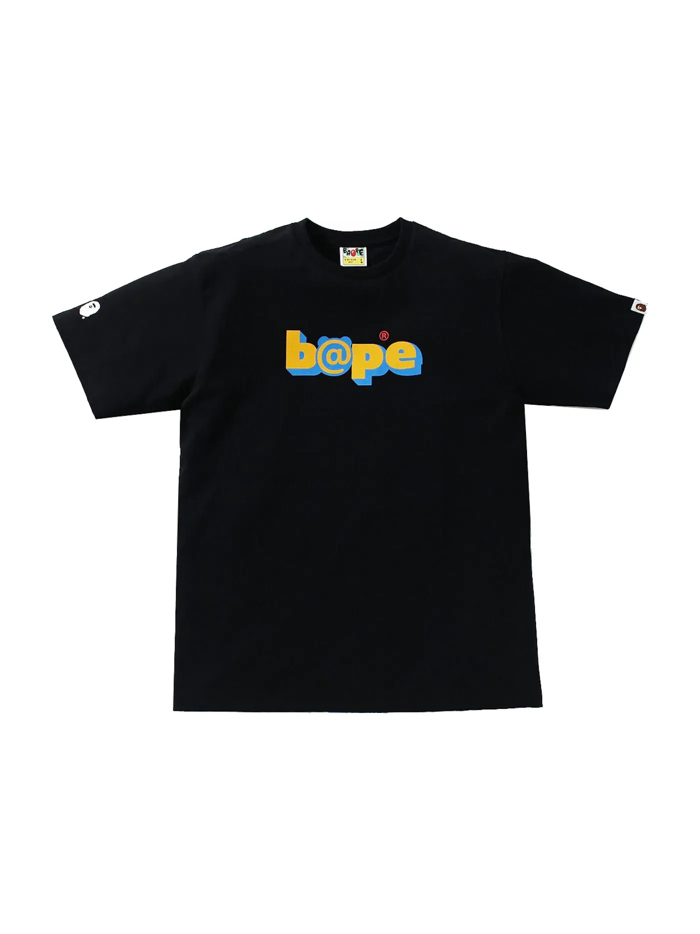 Мужская футболка с принтом BAPE x Medicom Toy Camo Bear Tee BAPE — изображение 1 из 2, черный